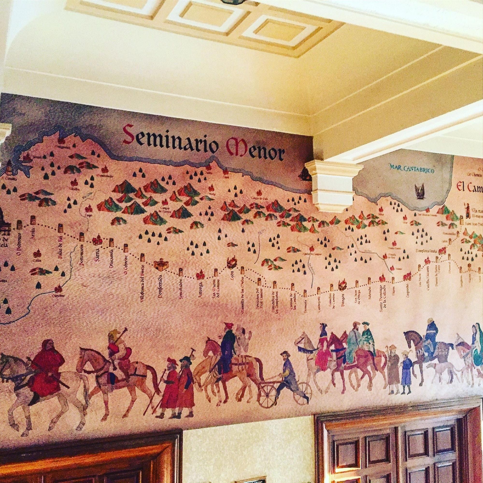 Vista Lobby Albergue Seminario Menor - Hostel