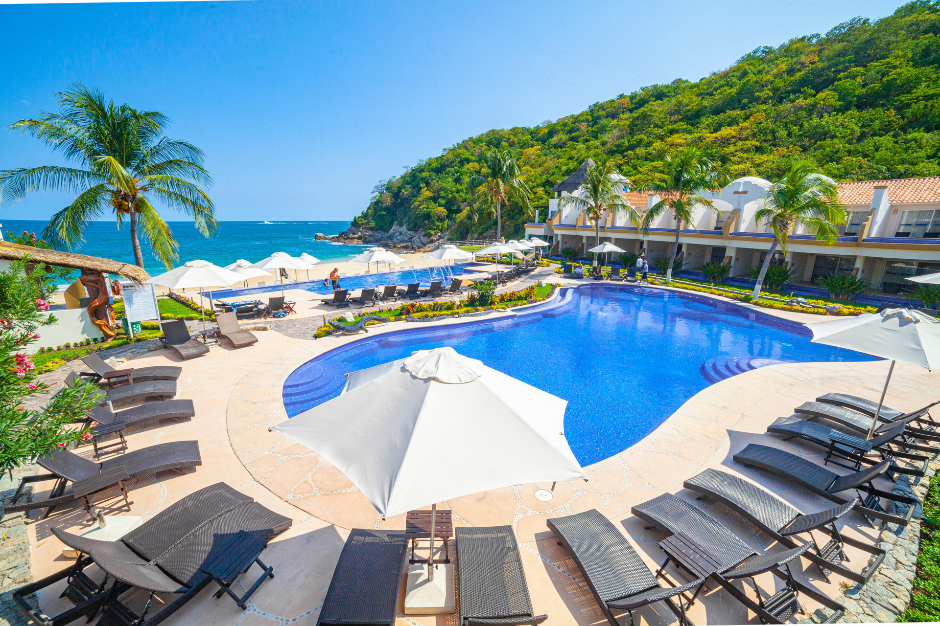 Vista Exterior Quinta Bella Huatulco