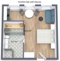 Alojamiento - Zollikof Aparts - Sauna & Studioapartments
