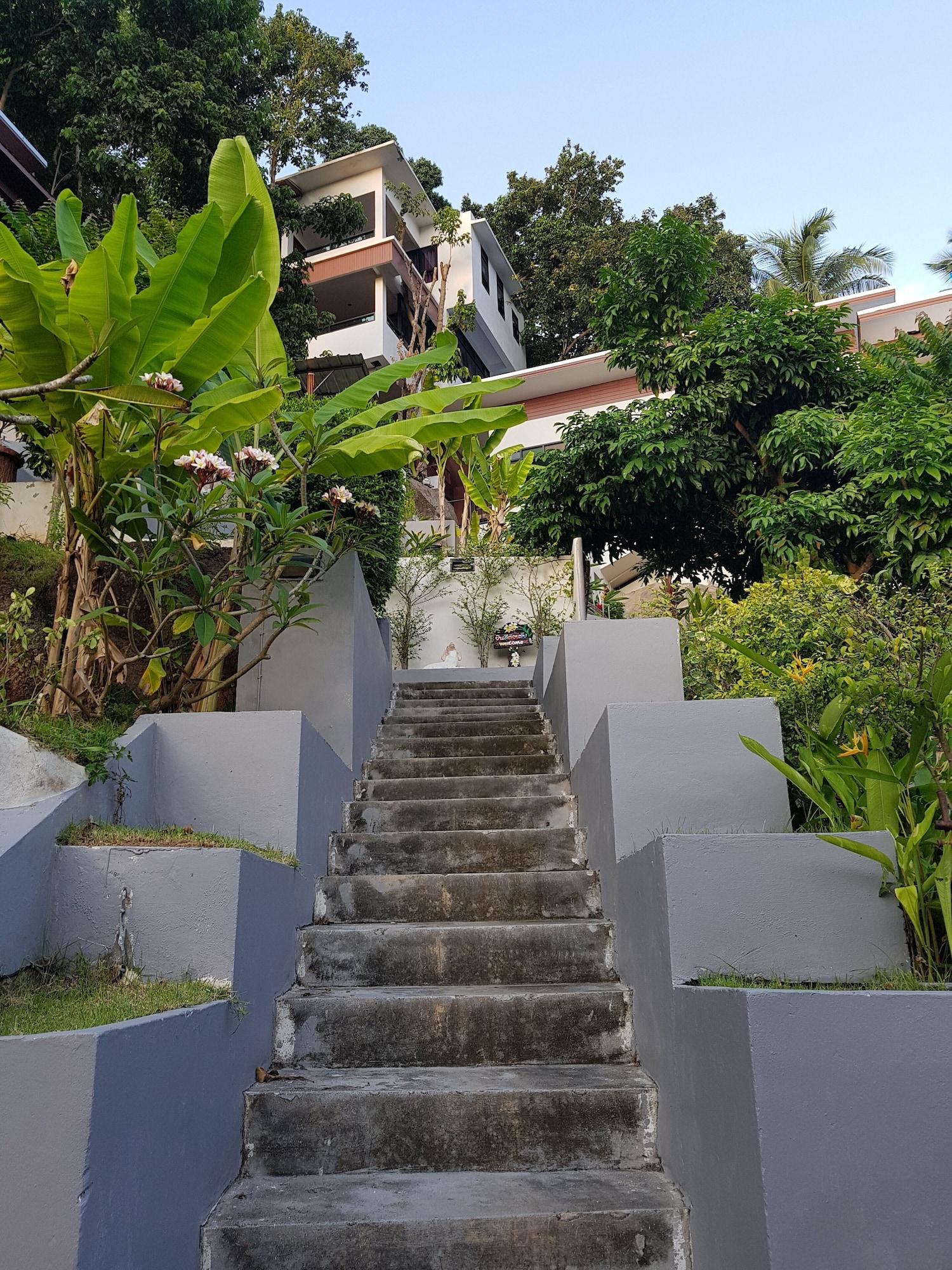 Vista Exterior Balcony Villa Koh Tao