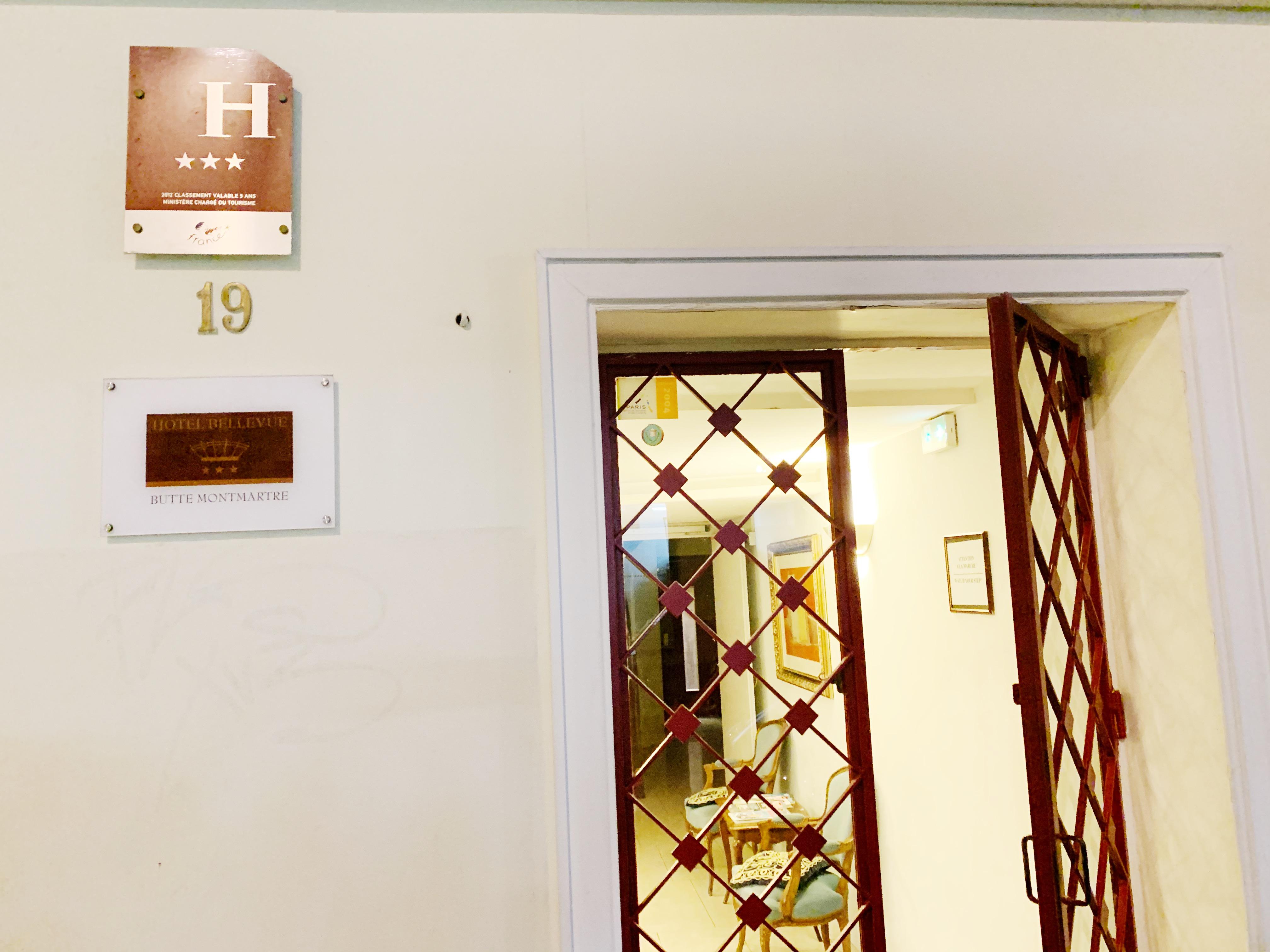 Vista Exterior Hôtel Bellevue Paris Montmartre