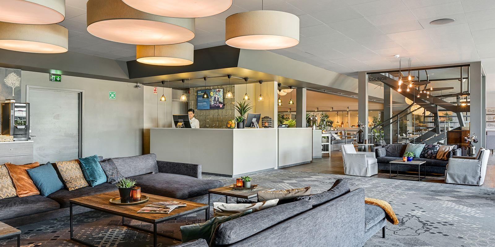 Vista Lobby Thon Hotel Horten