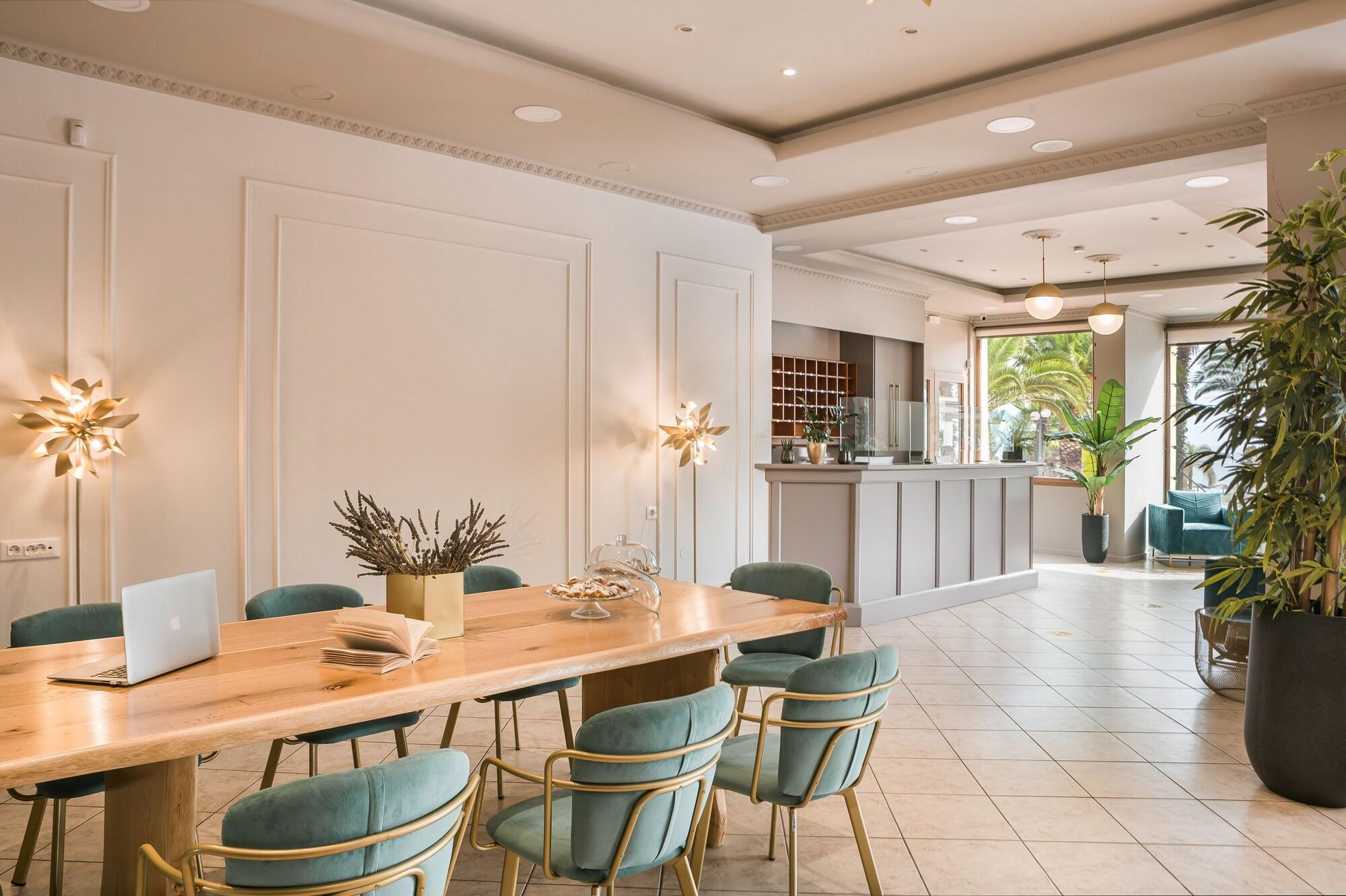 Vista Lobby Makis Hotel Skala