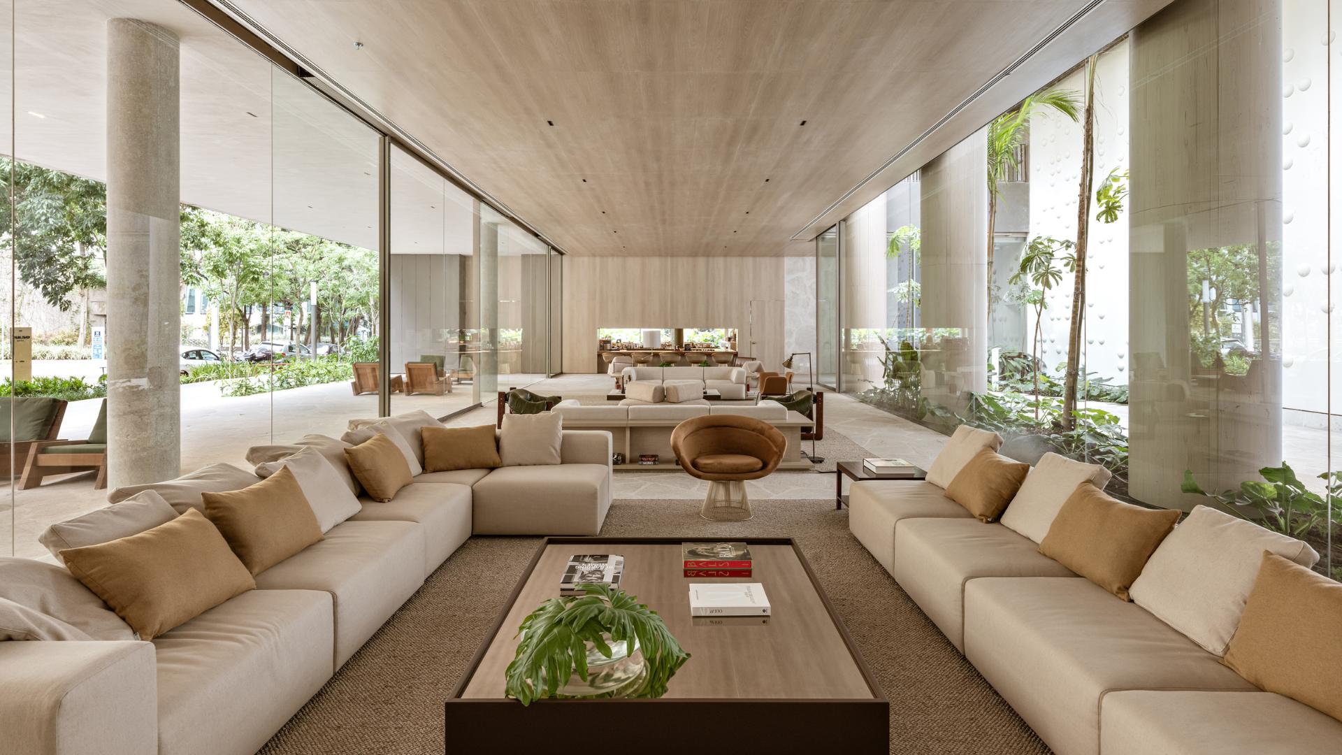 Vista Lobby Pulso Hotel Faria Lima