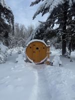 Alquiler Vacacional - Modern Lakefront Home in Sugar Camp, Cedar Sauna + 1/8 mi to Snowmobile Trails