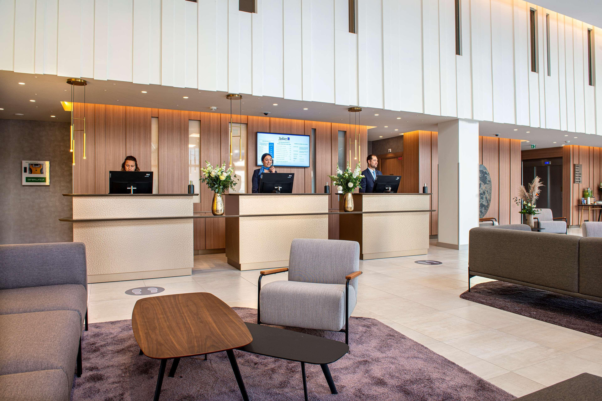 Vista Lobby Radisson Blu Hotel, Rouen Centre