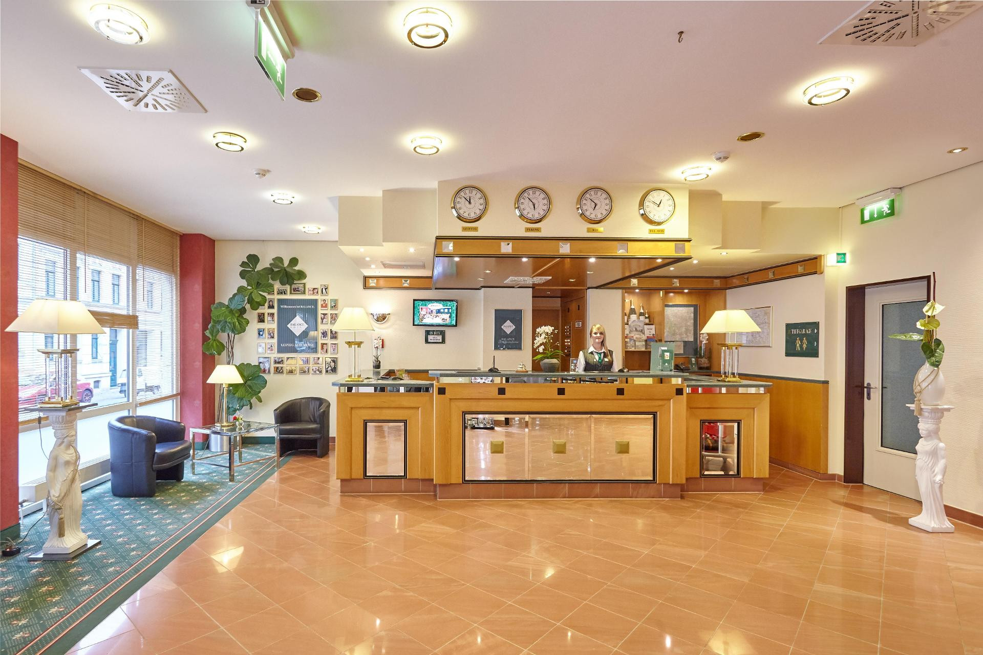 Vista Lobby Balance Hotel Leipzig Alte Messe