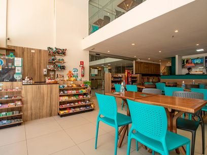 Restaurante da hospedagem Acqua Inn Maceió - Foto 28