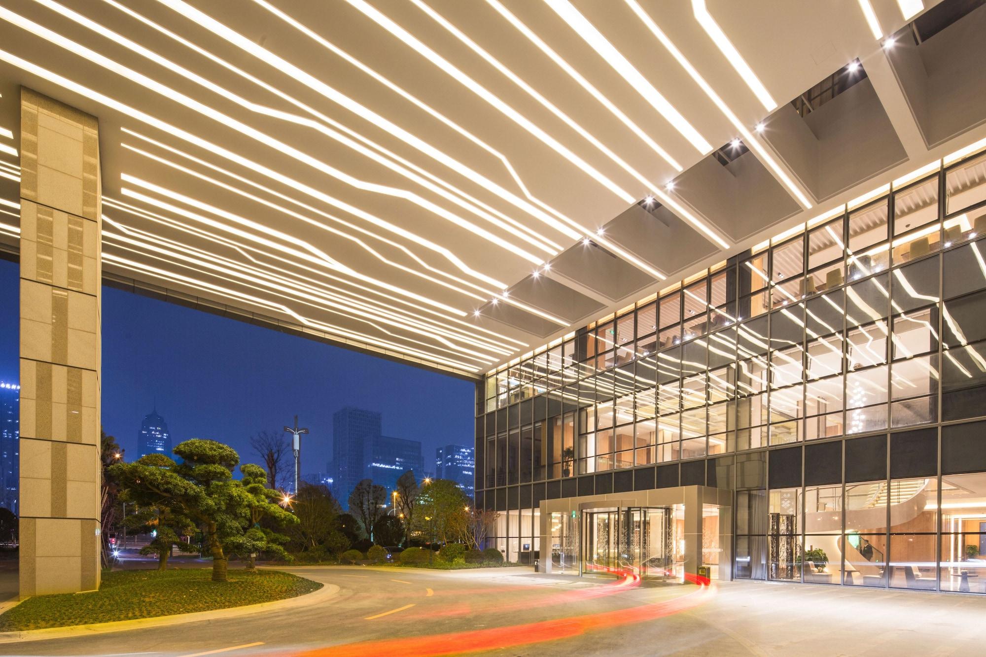 Vista Exterior Hilton Garden Inn Ningbo