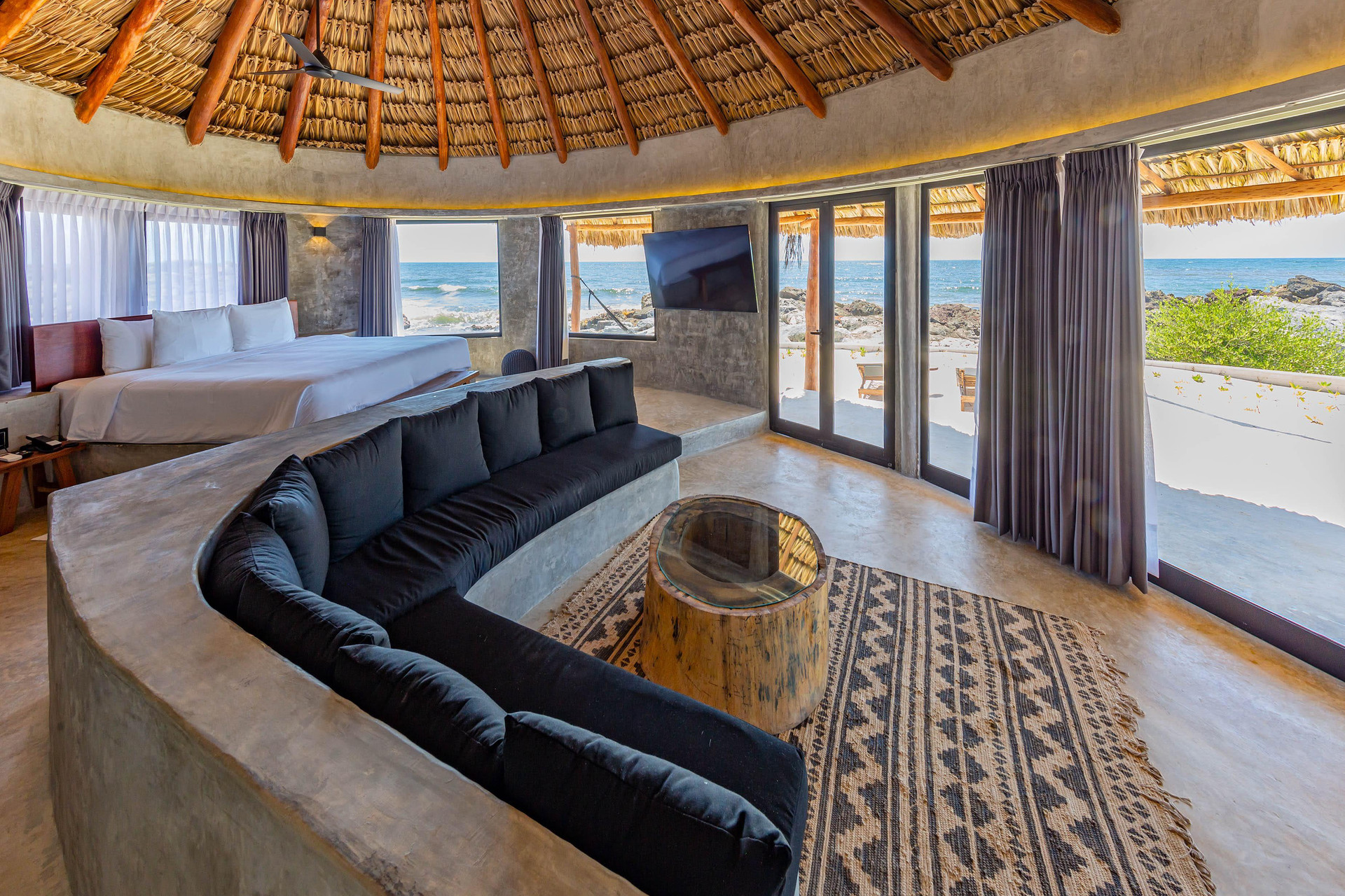 Vista al mar Hotel Maya Tulum