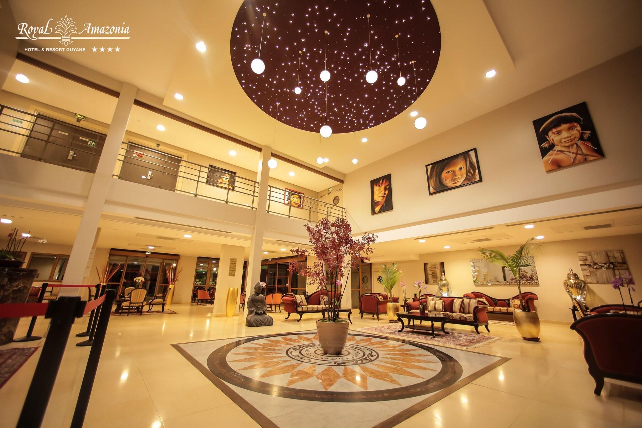 Vista Lobby Mercure Cayenne Royal Amazonia Hotel