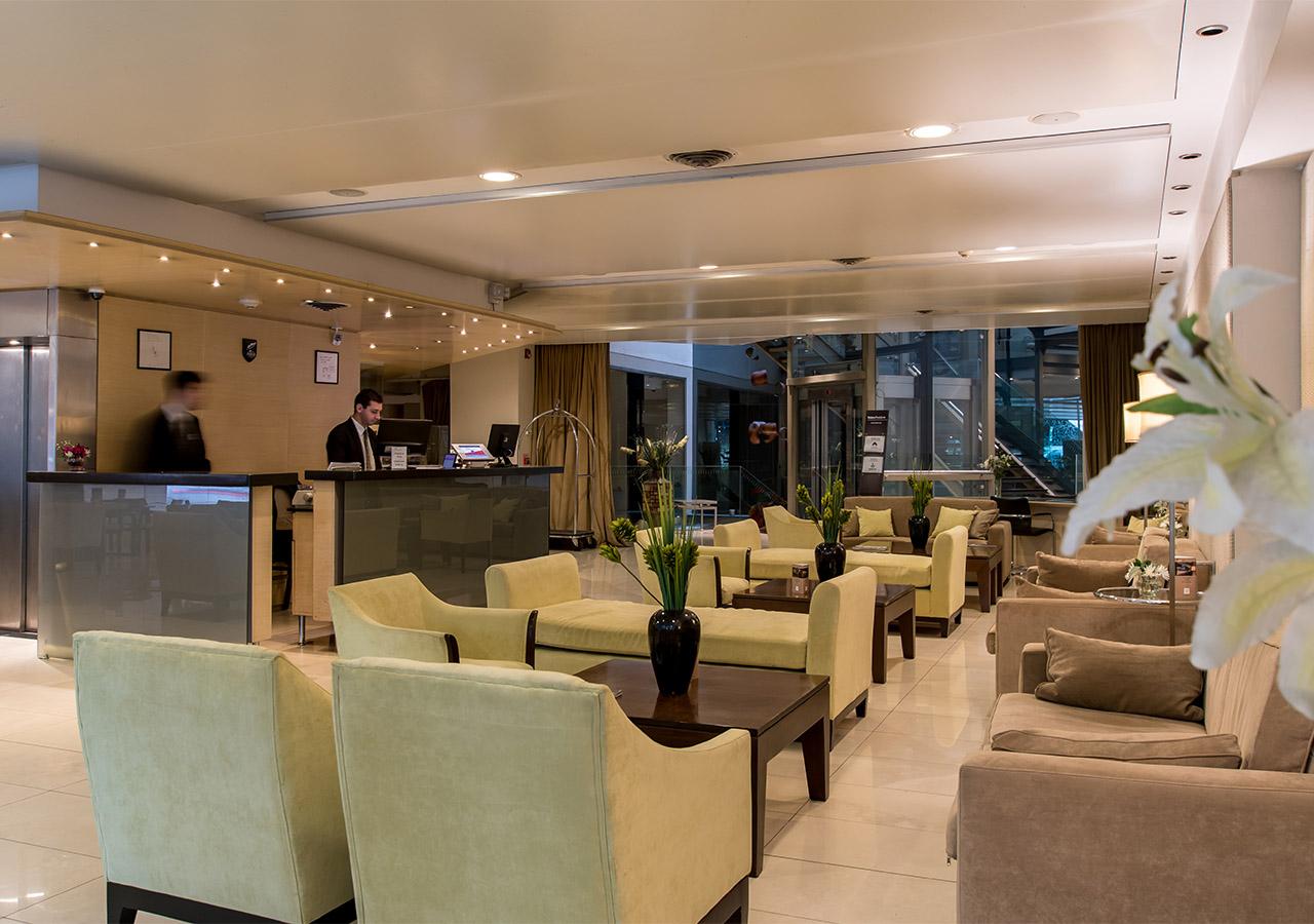 Vista Lobby Hotel Solans Presidente