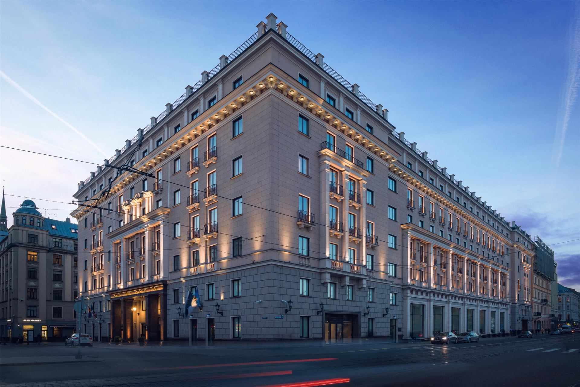 Vista Exterior Grand Hotel Kempinski Riga