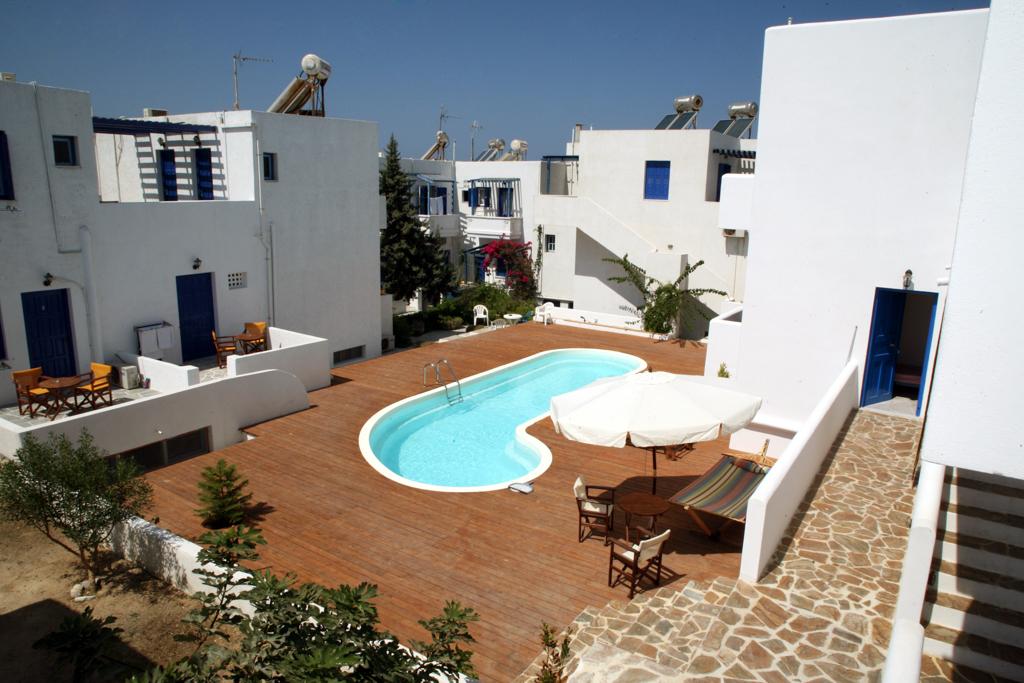 Vista Piscina Apollon Rooms