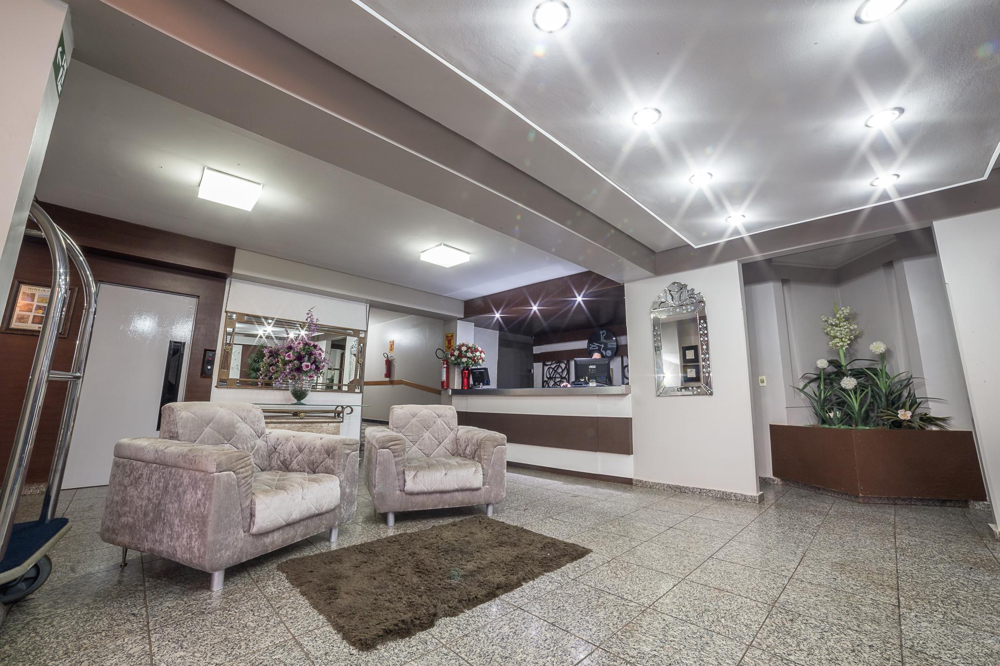 Vista Lobby Pilões Palace Hotel