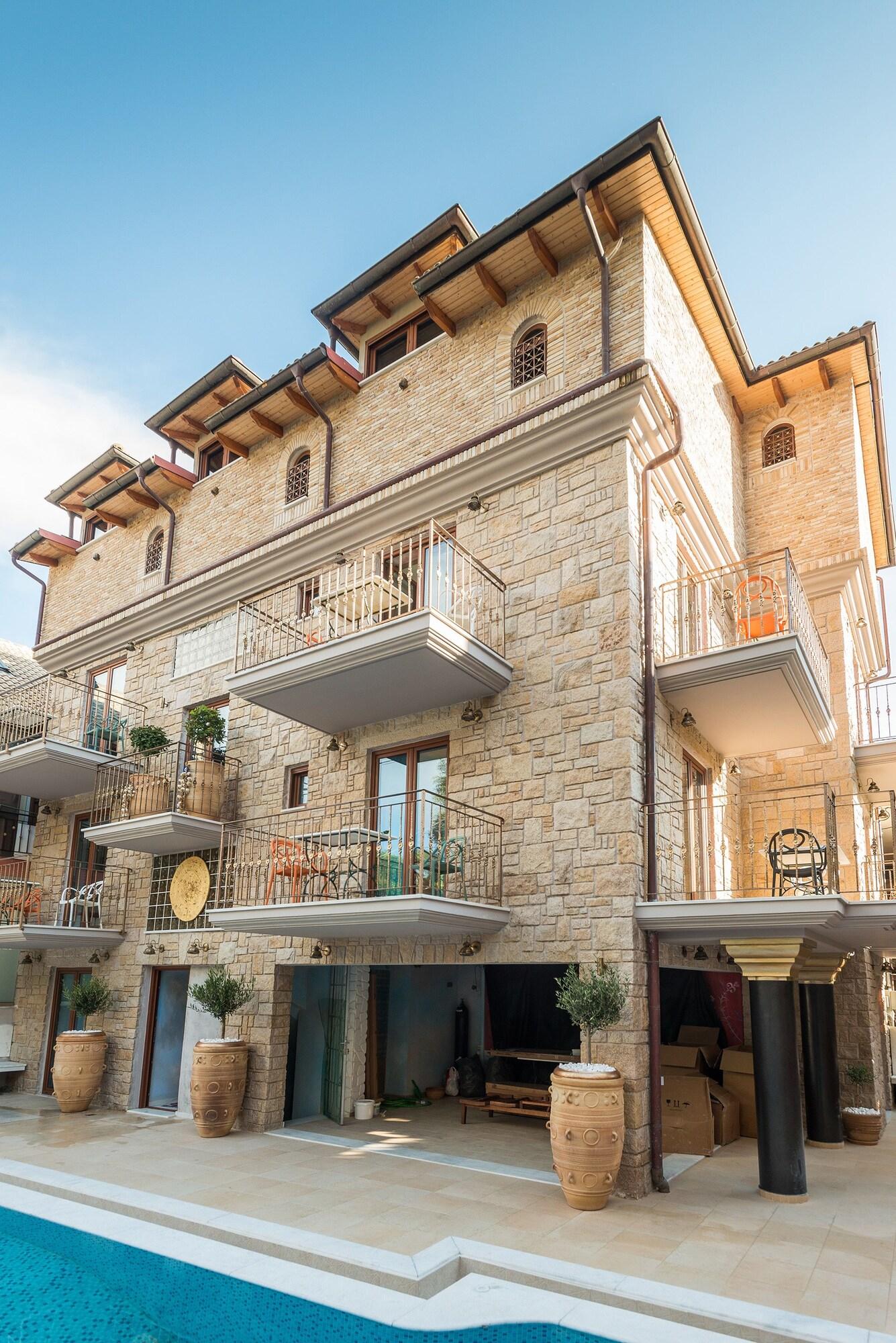 Vista Exterior Leda suites