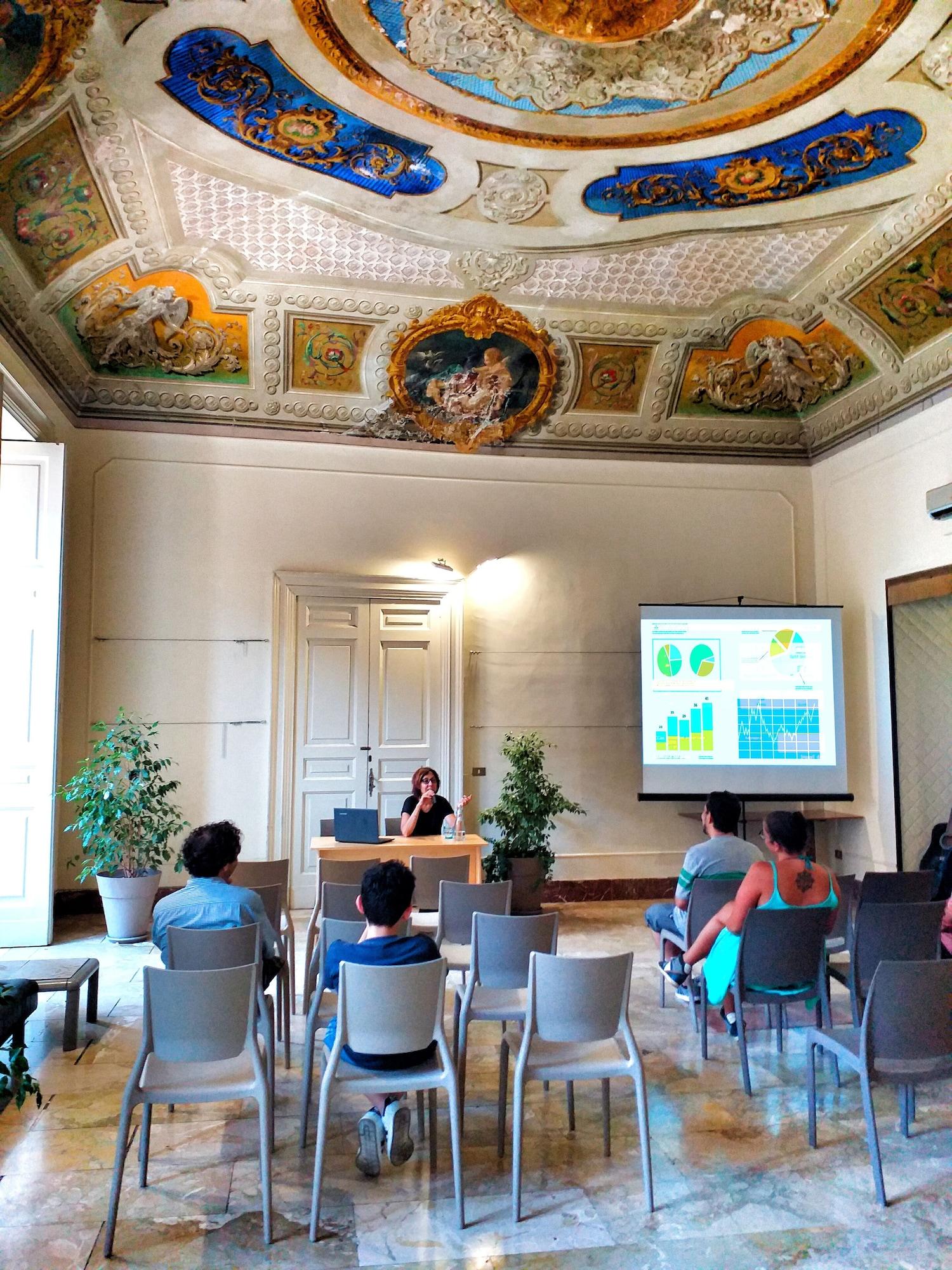 Sala de Reuniones Ostello Degli Elefanti