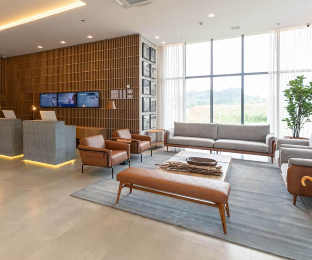 Vista Lobby Hotel Monaro Guaporé