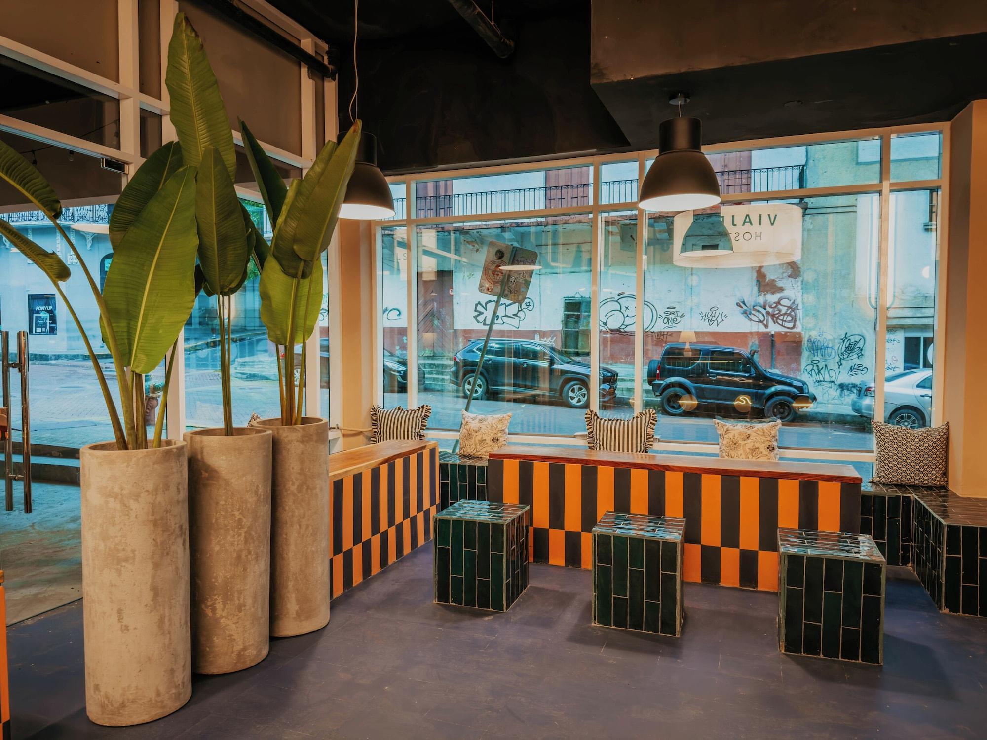 Vista Lobby Viajero Casco Viejo Hostel