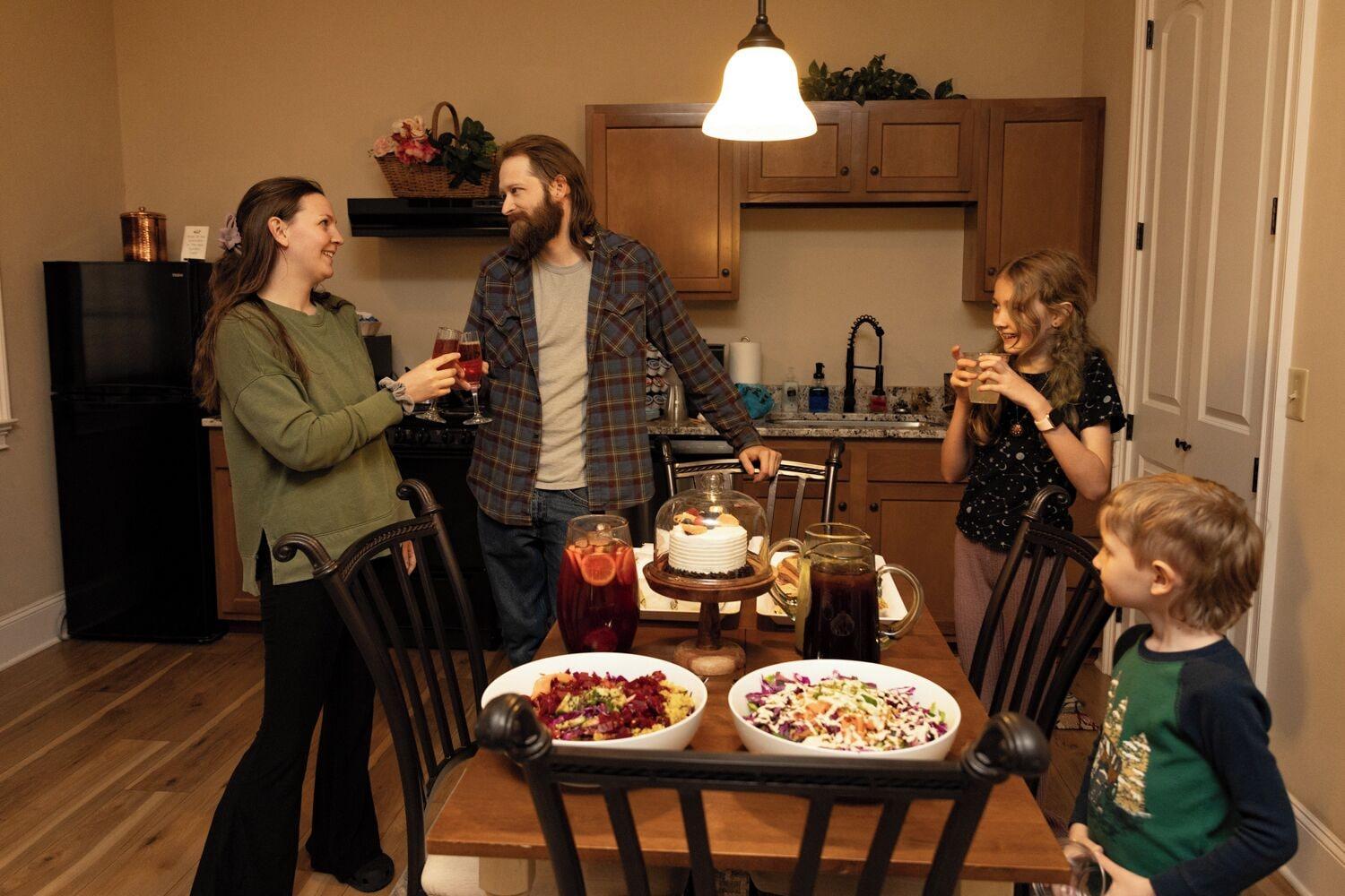 Área de desayuno Salty King Salt Lodge