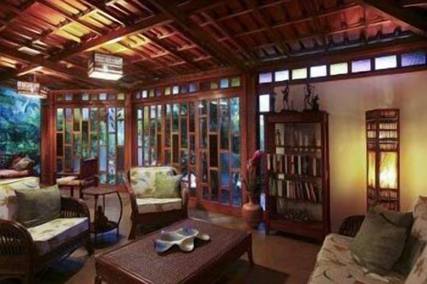 Vista Lobby Pousada Vila dos Pássaros