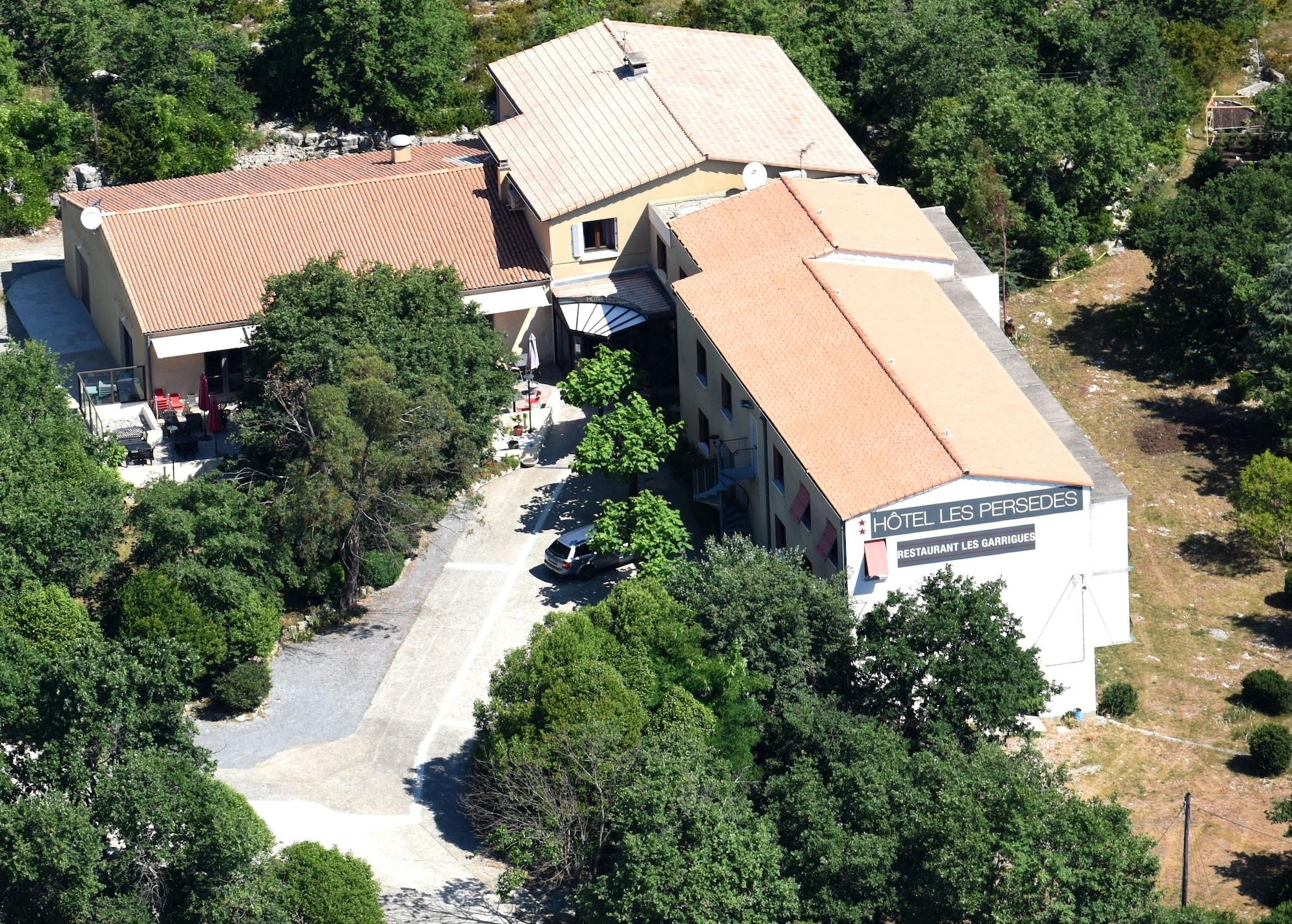 Vista Exterior Hotel Les Persedes Sud Ardeche