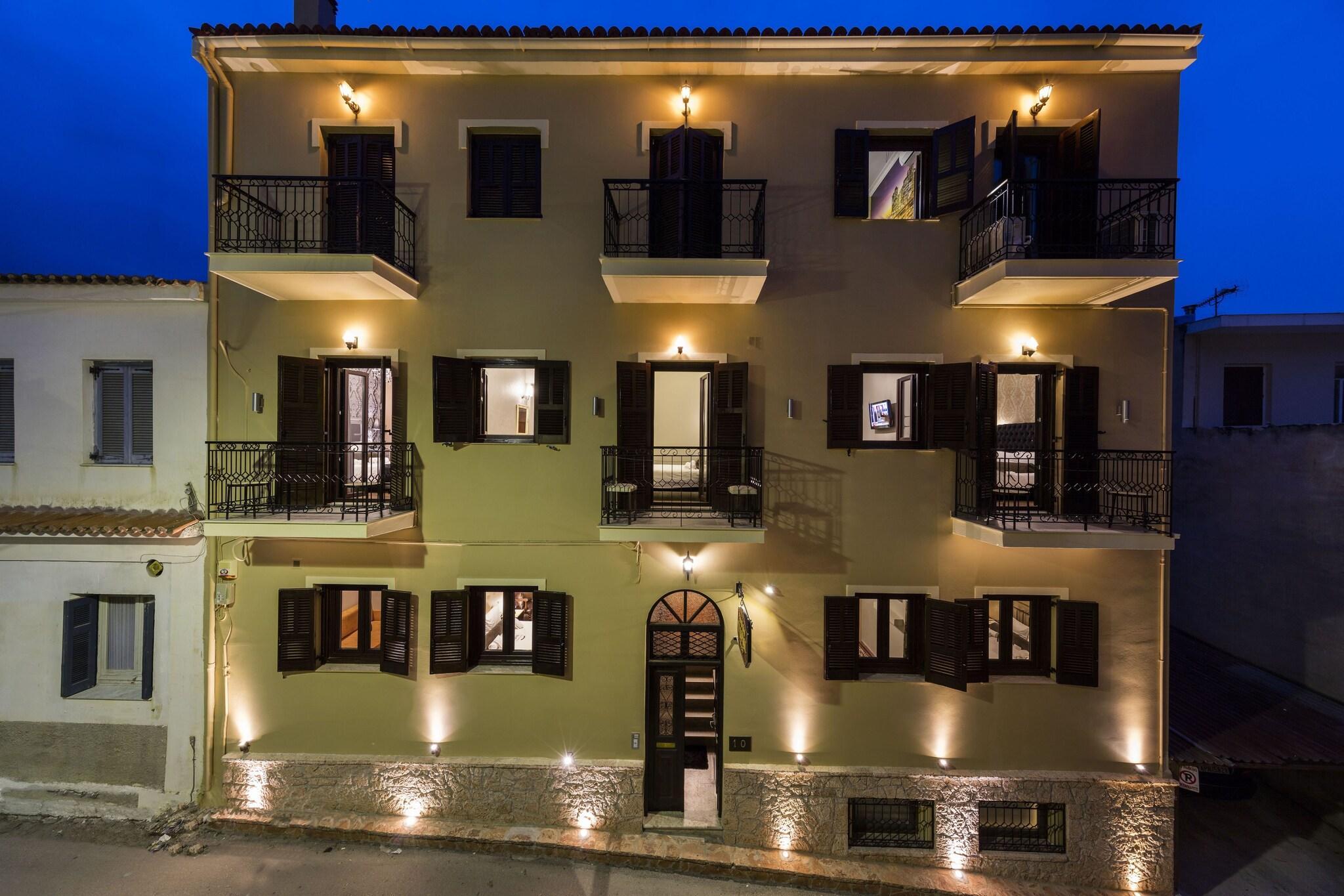 Vista Exterior Pension Dafni