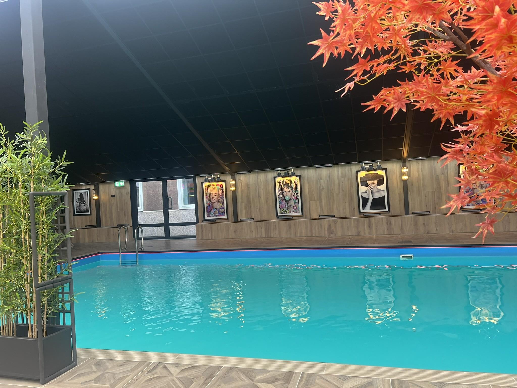 Vista Piscina Grand Hotel Skei