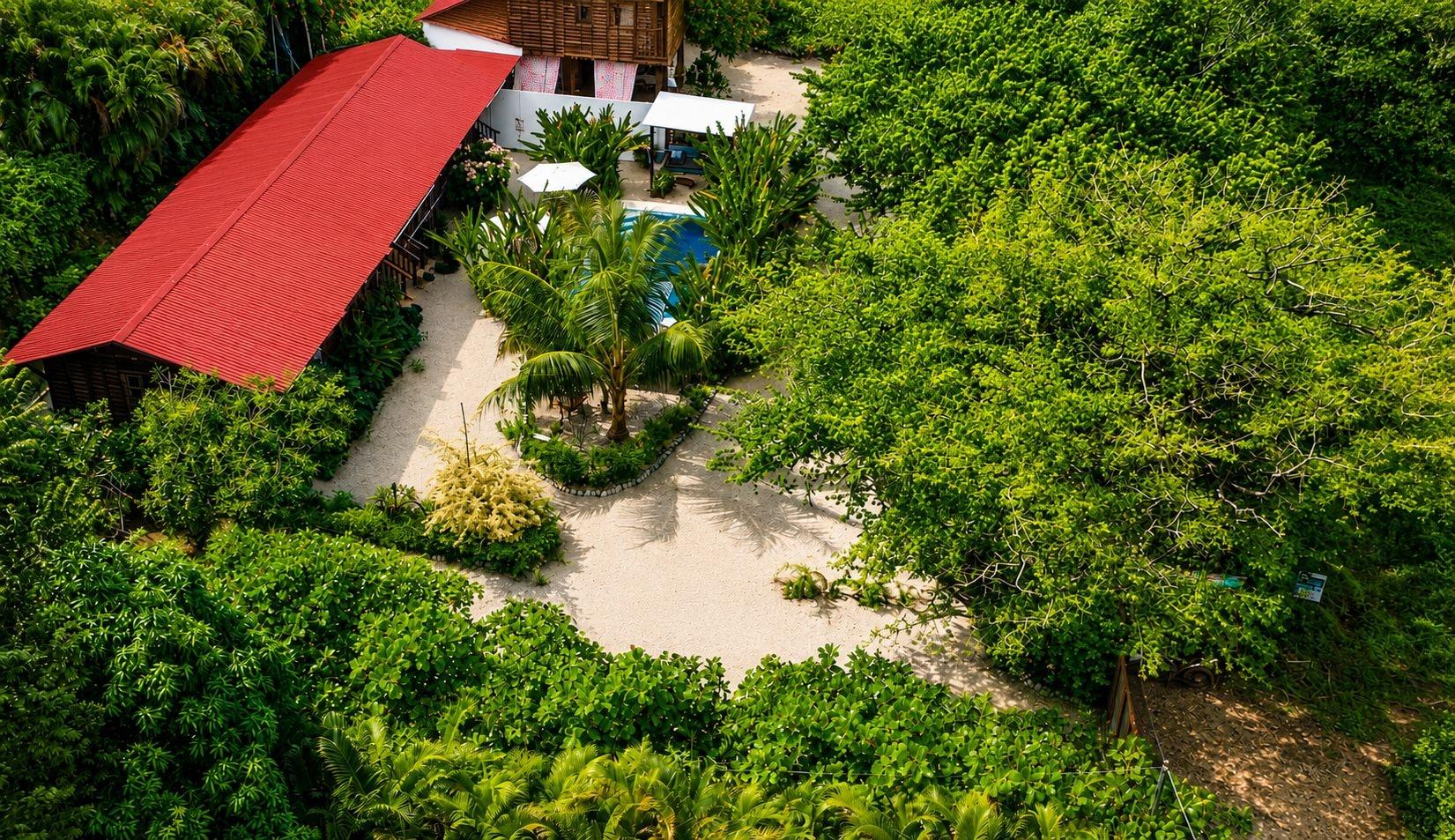 Vista Exterior Cabañas Lamaite