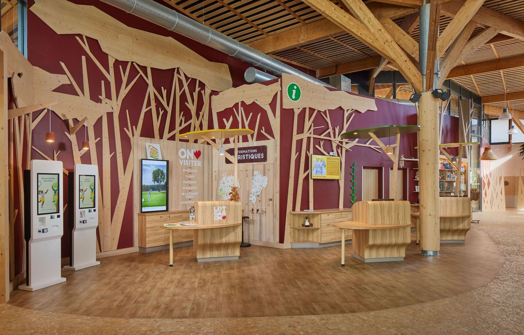 Vista Lobby Center Parcs Les Landes de Gascogne