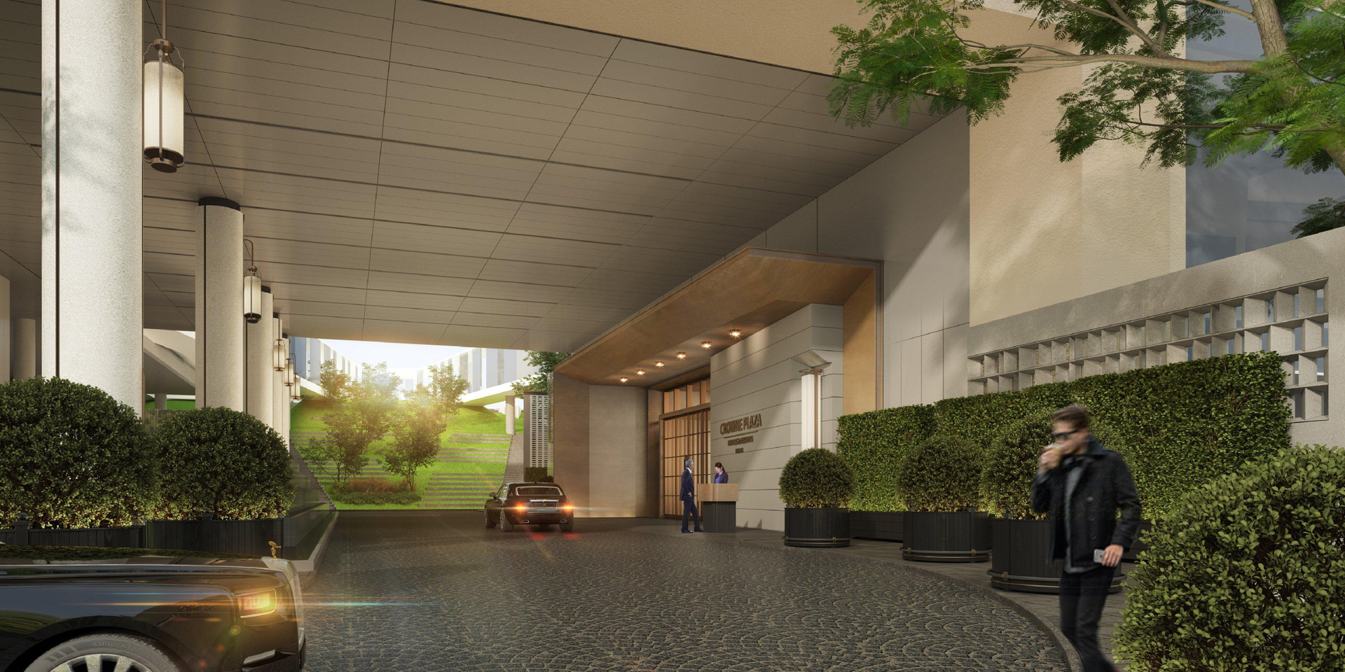 Vista Exterior Crowne Plaza Beijing Tongzhou by IHG