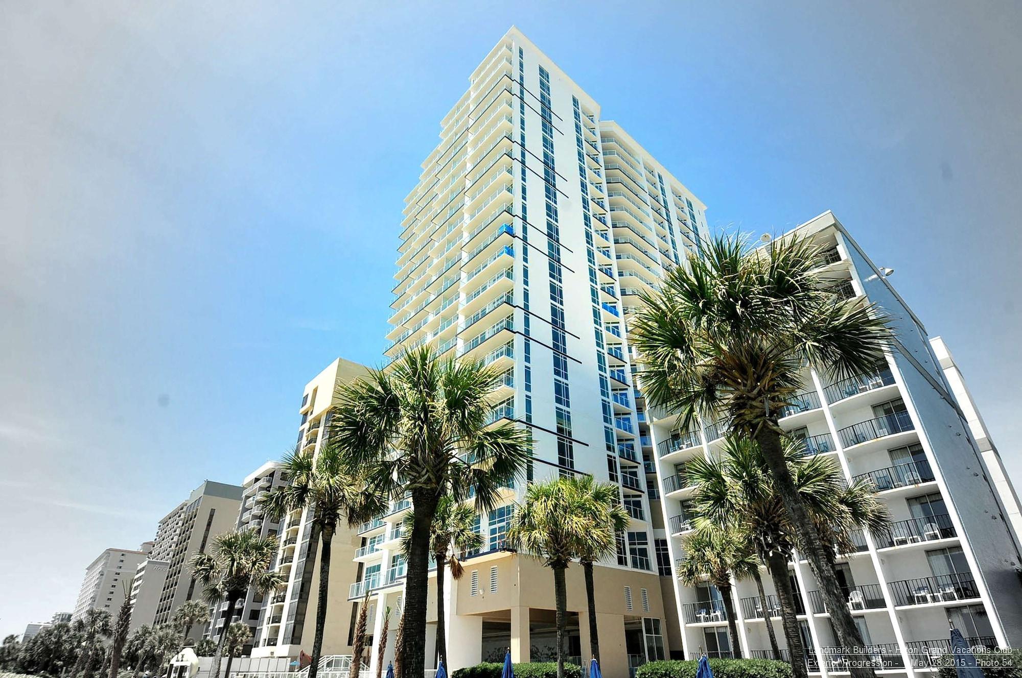 Vista Exterior Hilton Grand Vacations Club Ocean 22 Myrtle Beach.
