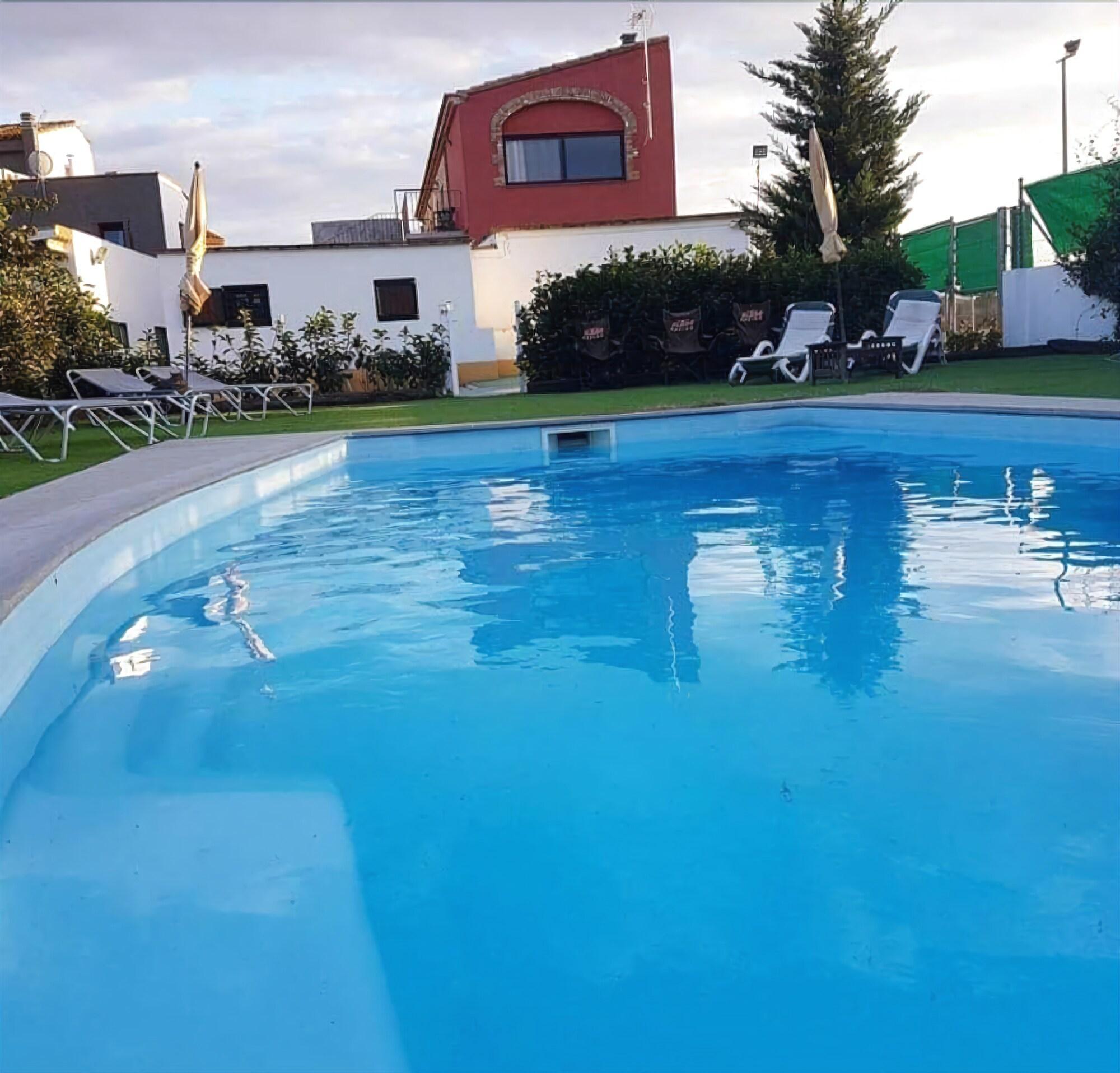 Vista Piscina Cortijo Cal Rajoler