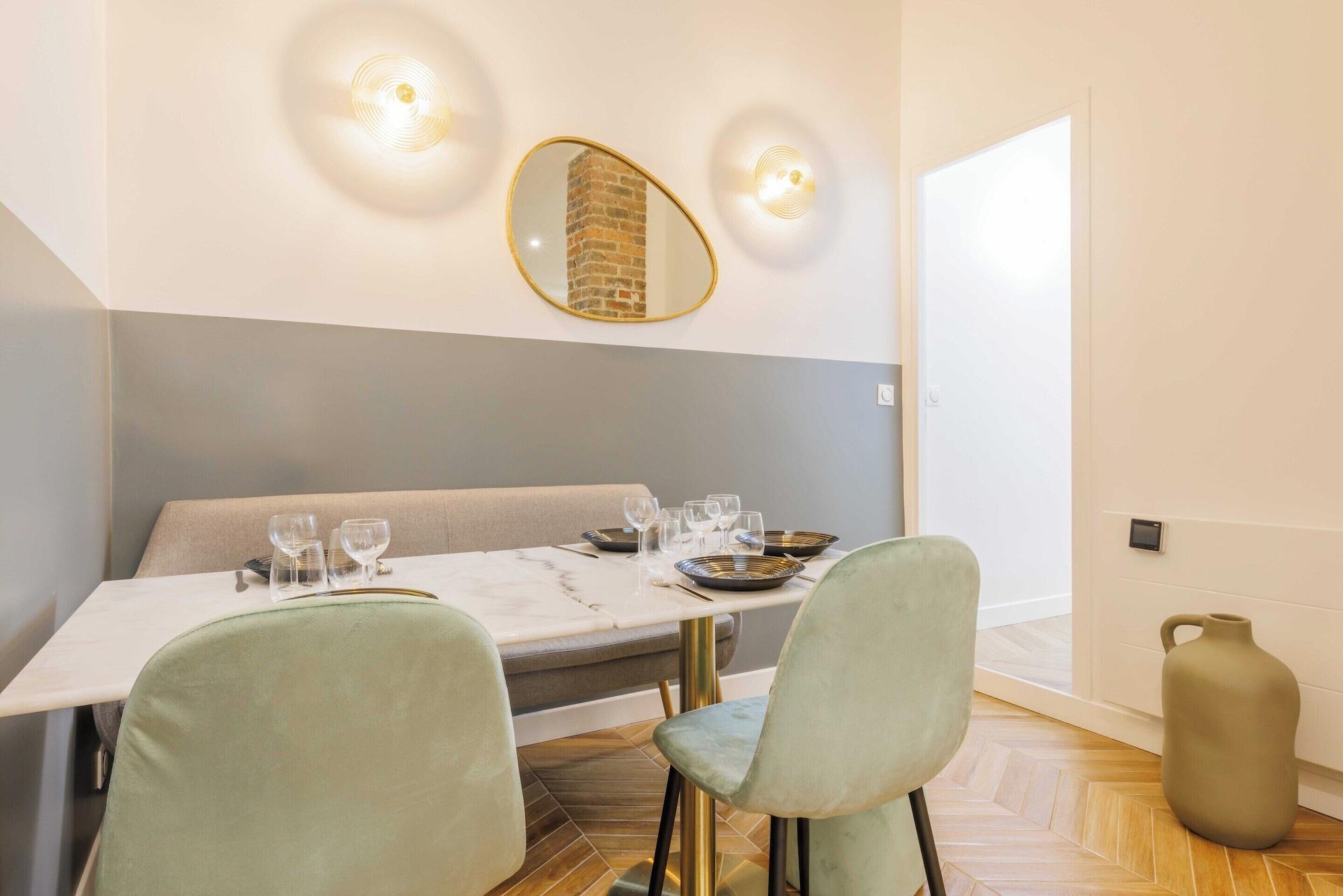 Restaurant Charming Apartment 2br/6p - Gare de L'est