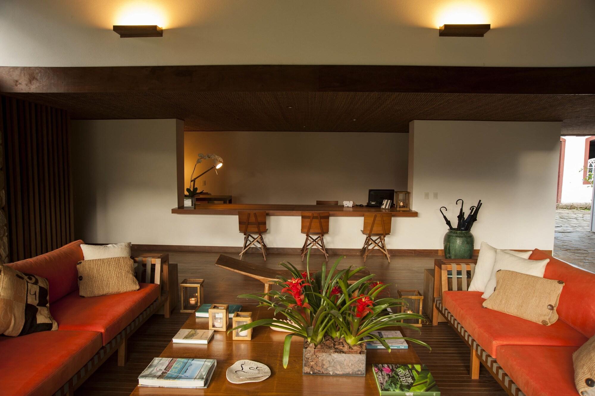 Vista Lobby Pousada Literária de Paraty