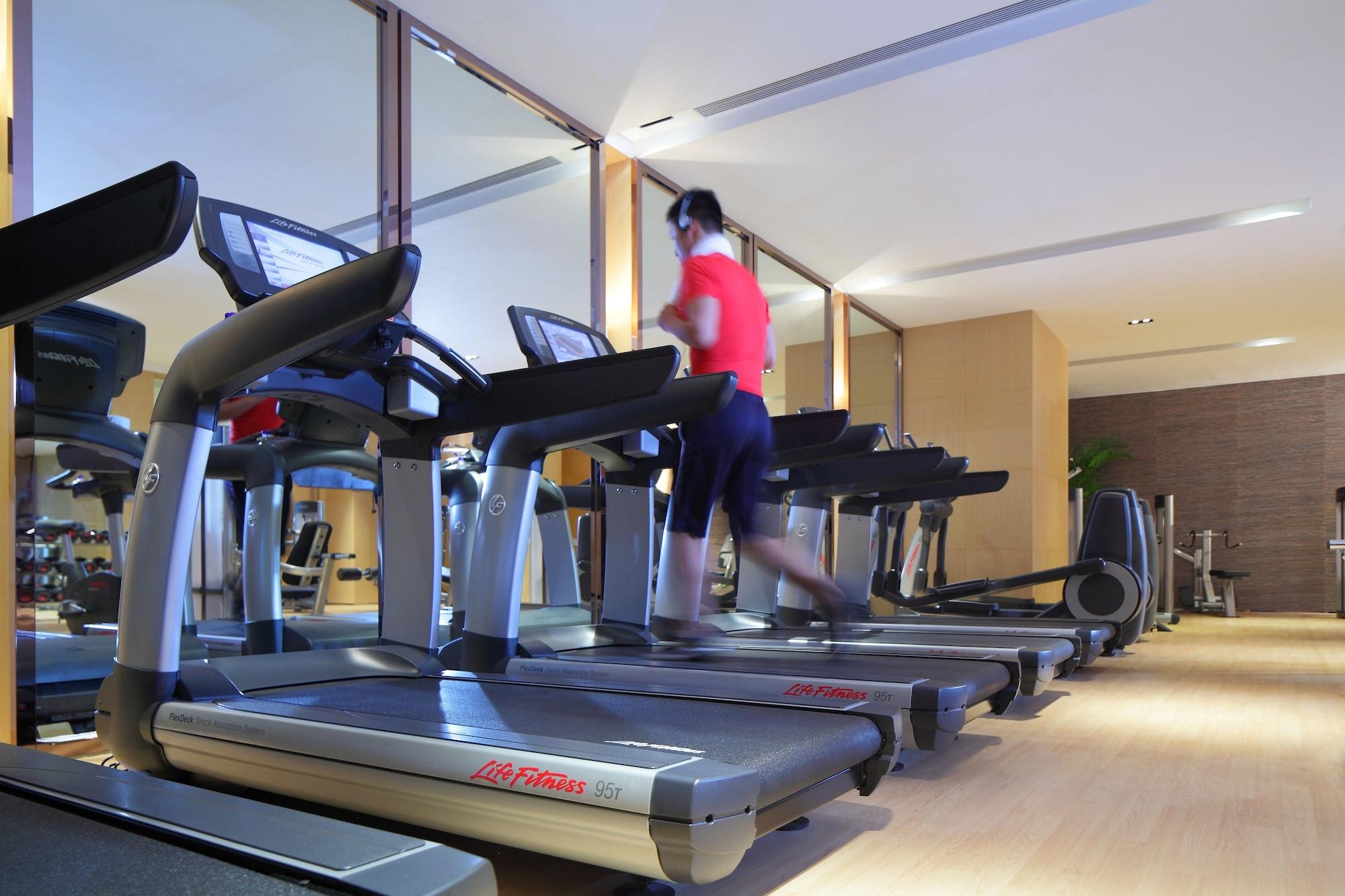 Gimnasio Guangzhou Marriott Hotel Tianhe