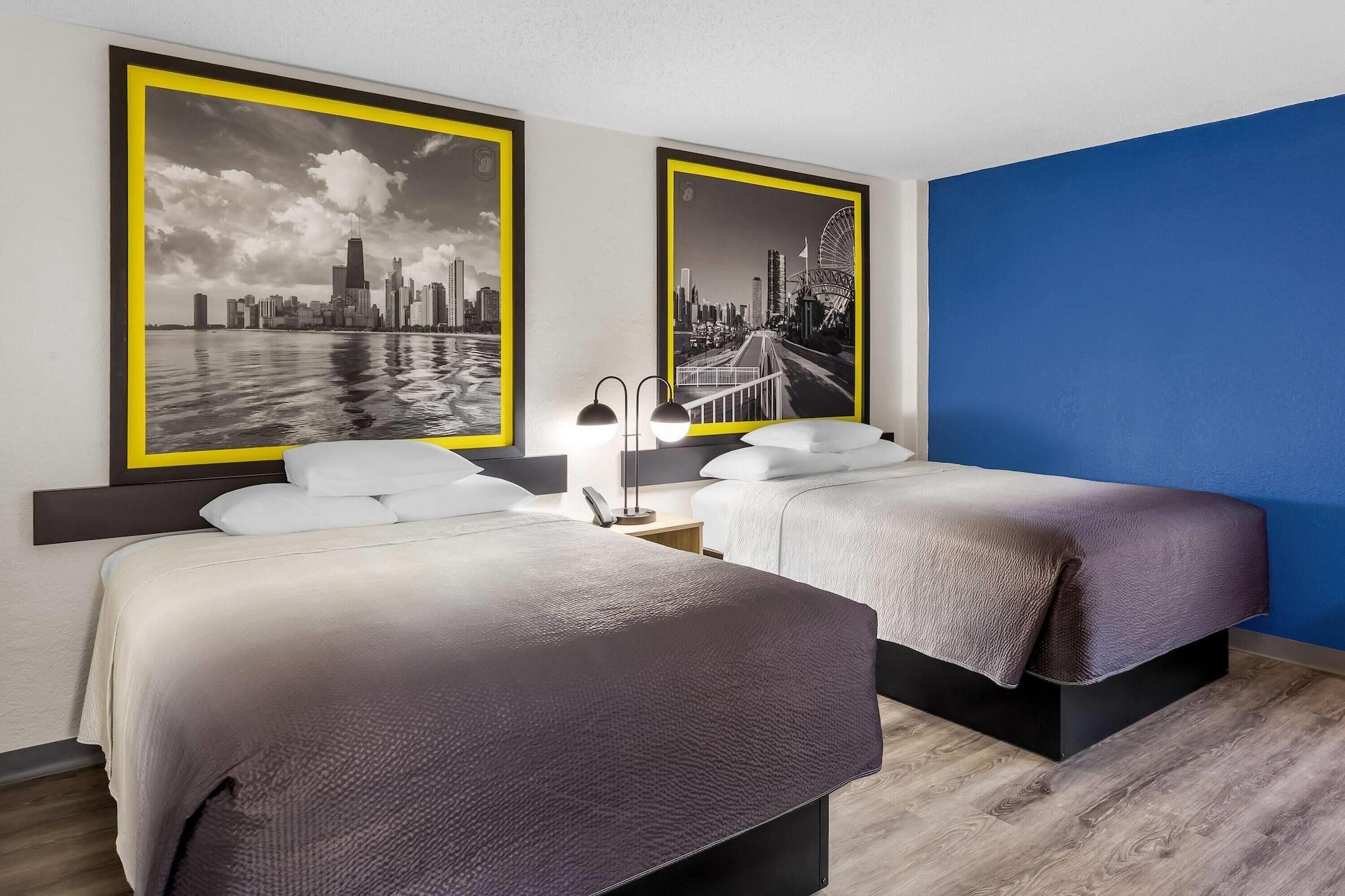 Habitación Super 8 by Wyndham Chicago IL