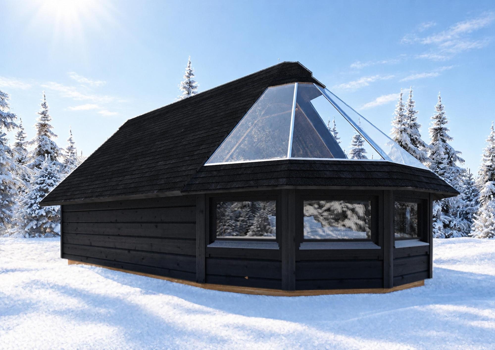 Vista da fachada Norva Igloos Resort