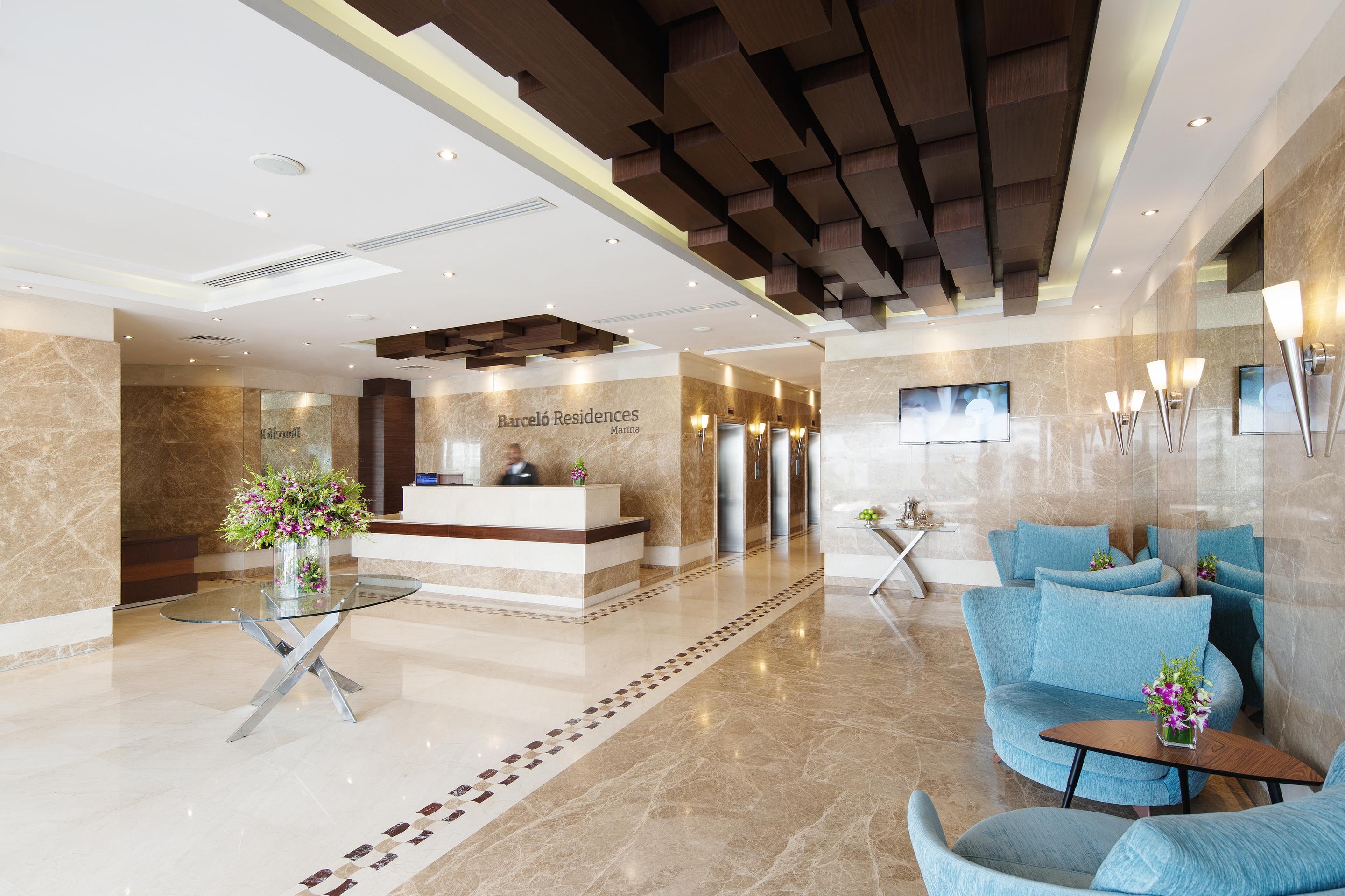Vista Lobby Barcelo Residences Dubai Marina