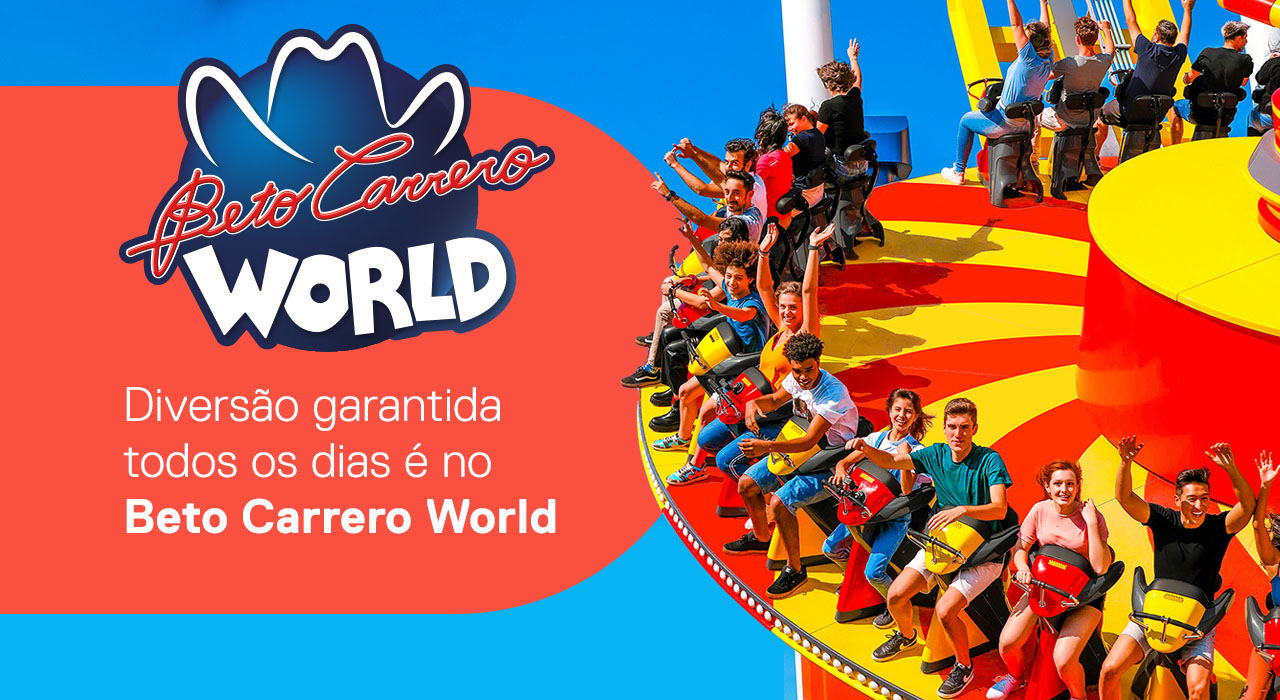 Parque Beto Carrero World: passagem, cinco diárias e ingresso por