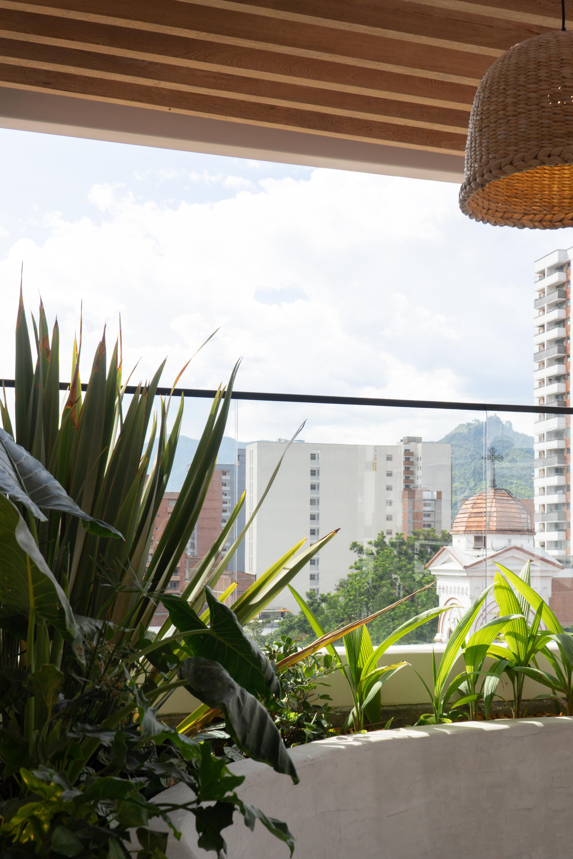 Balcón, patio o terraza Hotel Tres Altares Sabaneta
