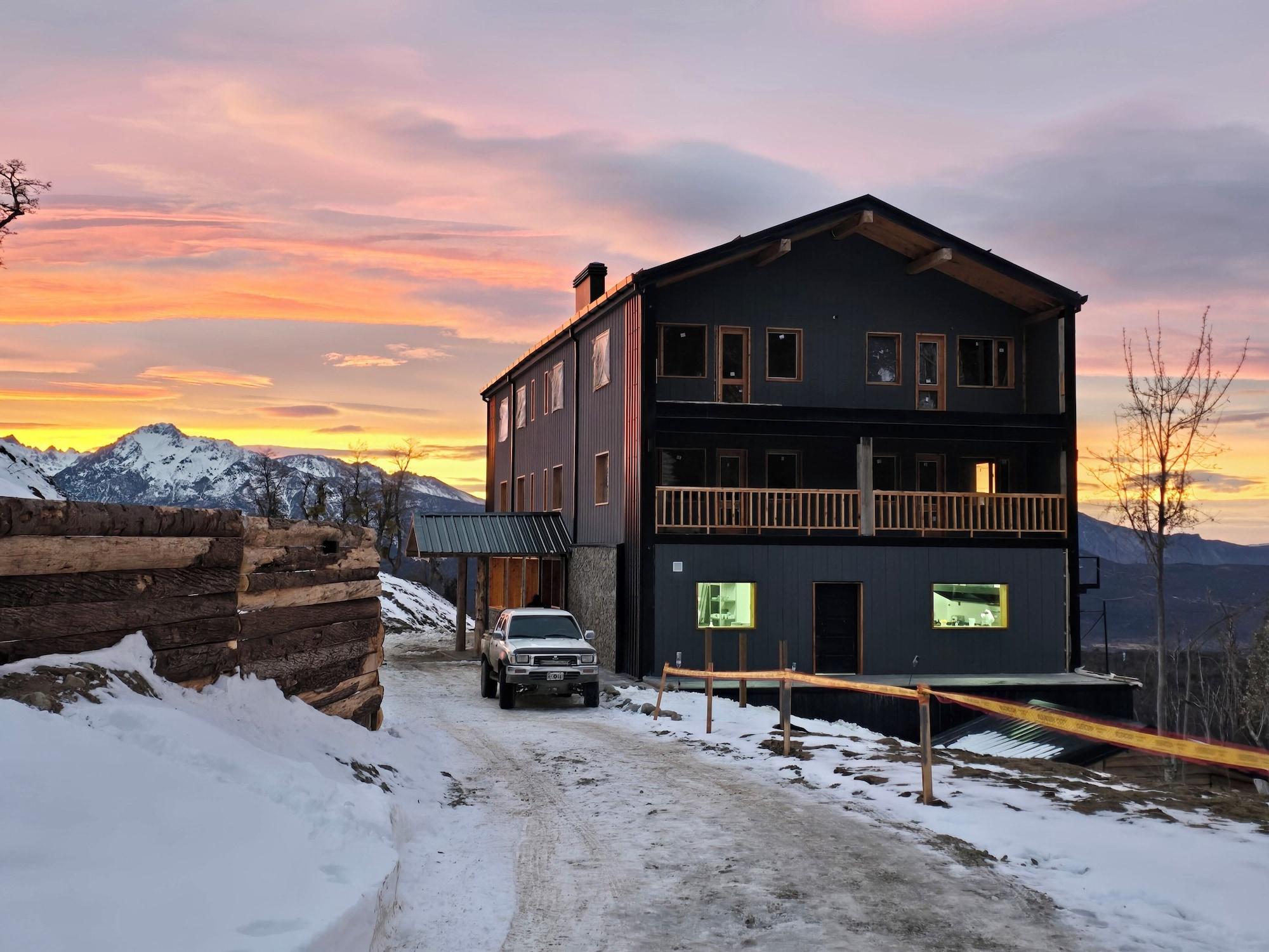 Vista Exterior Après Ski Lodge de Montaña