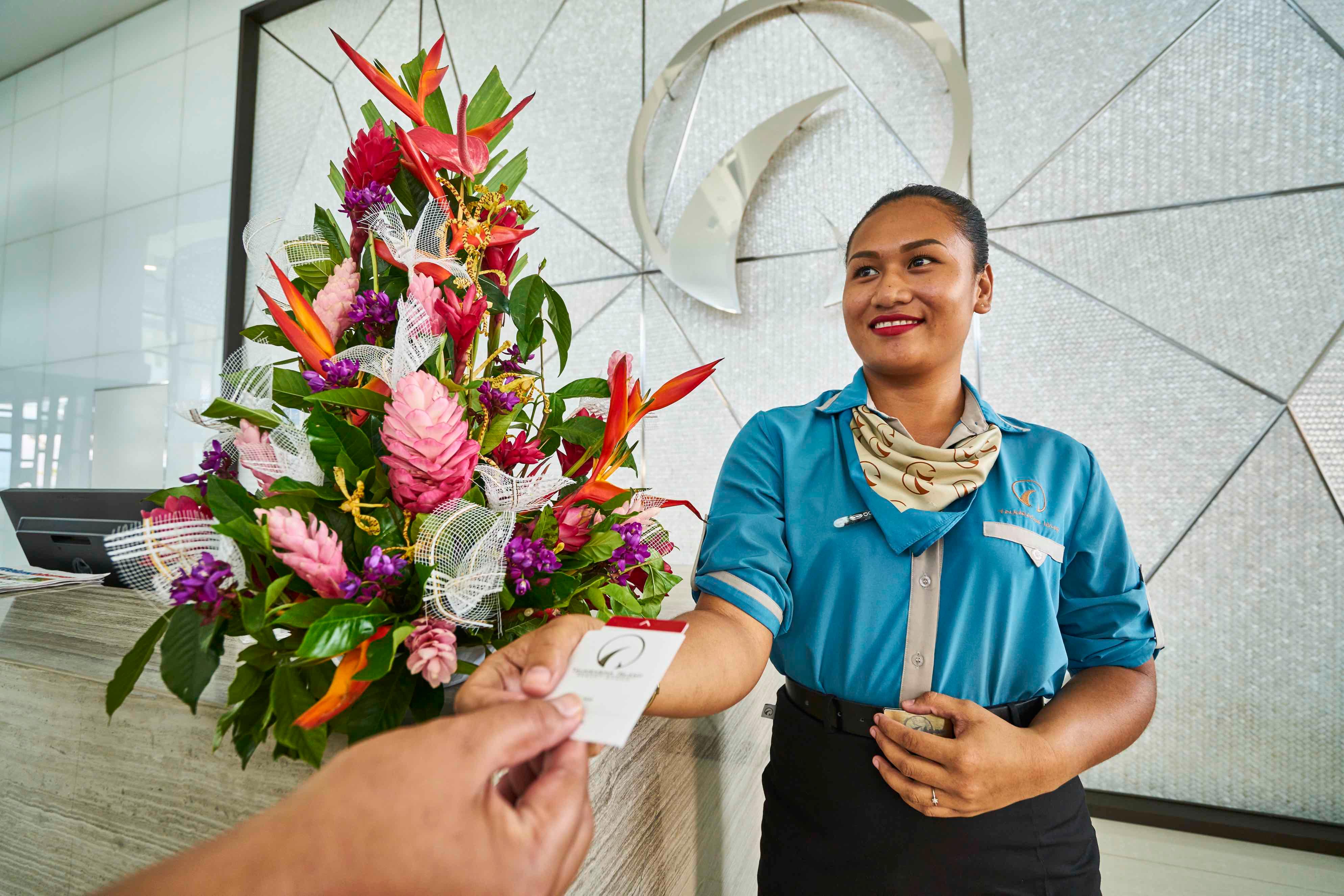 Vista Lobby Taumeasina Island Resort