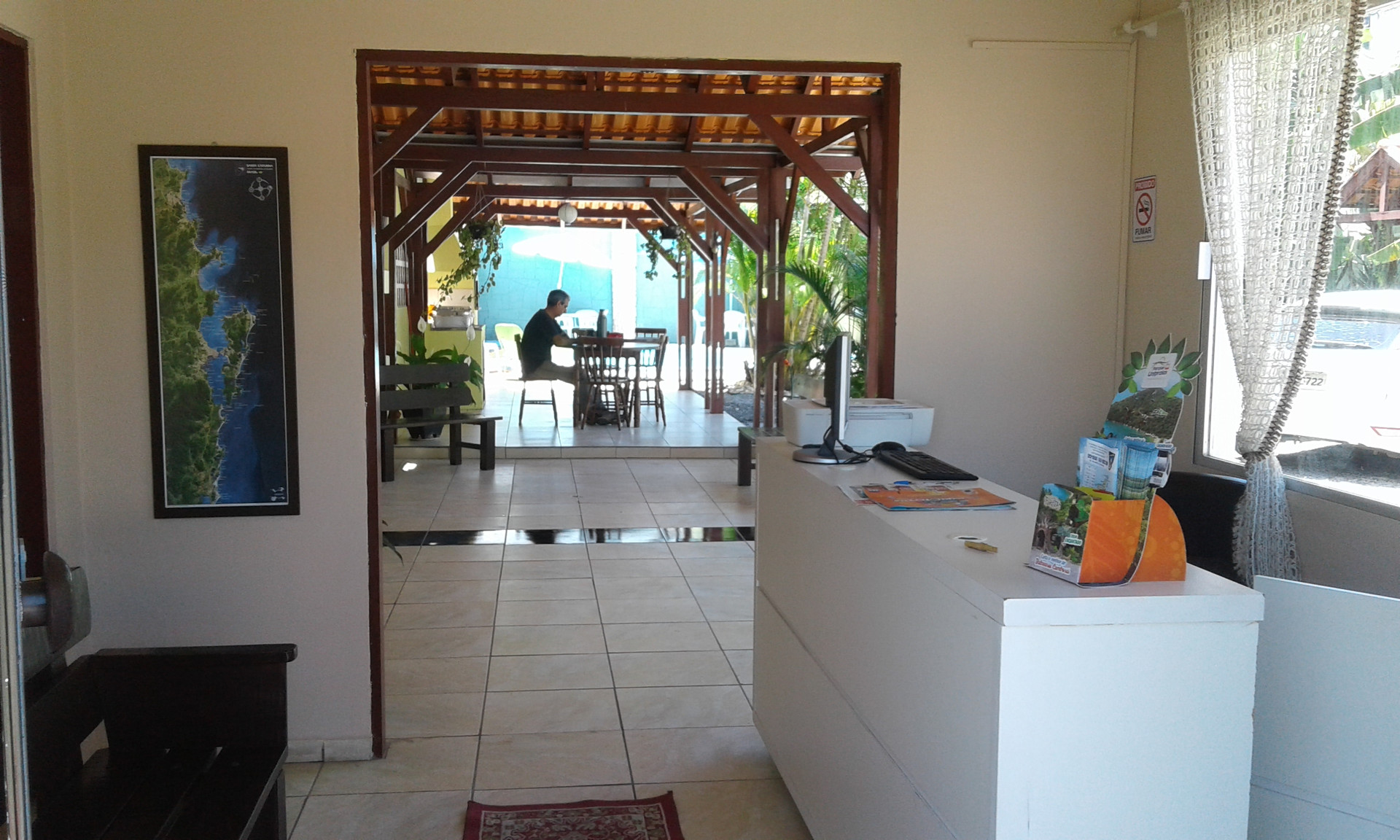 Vista Lobby Pousada Saramar