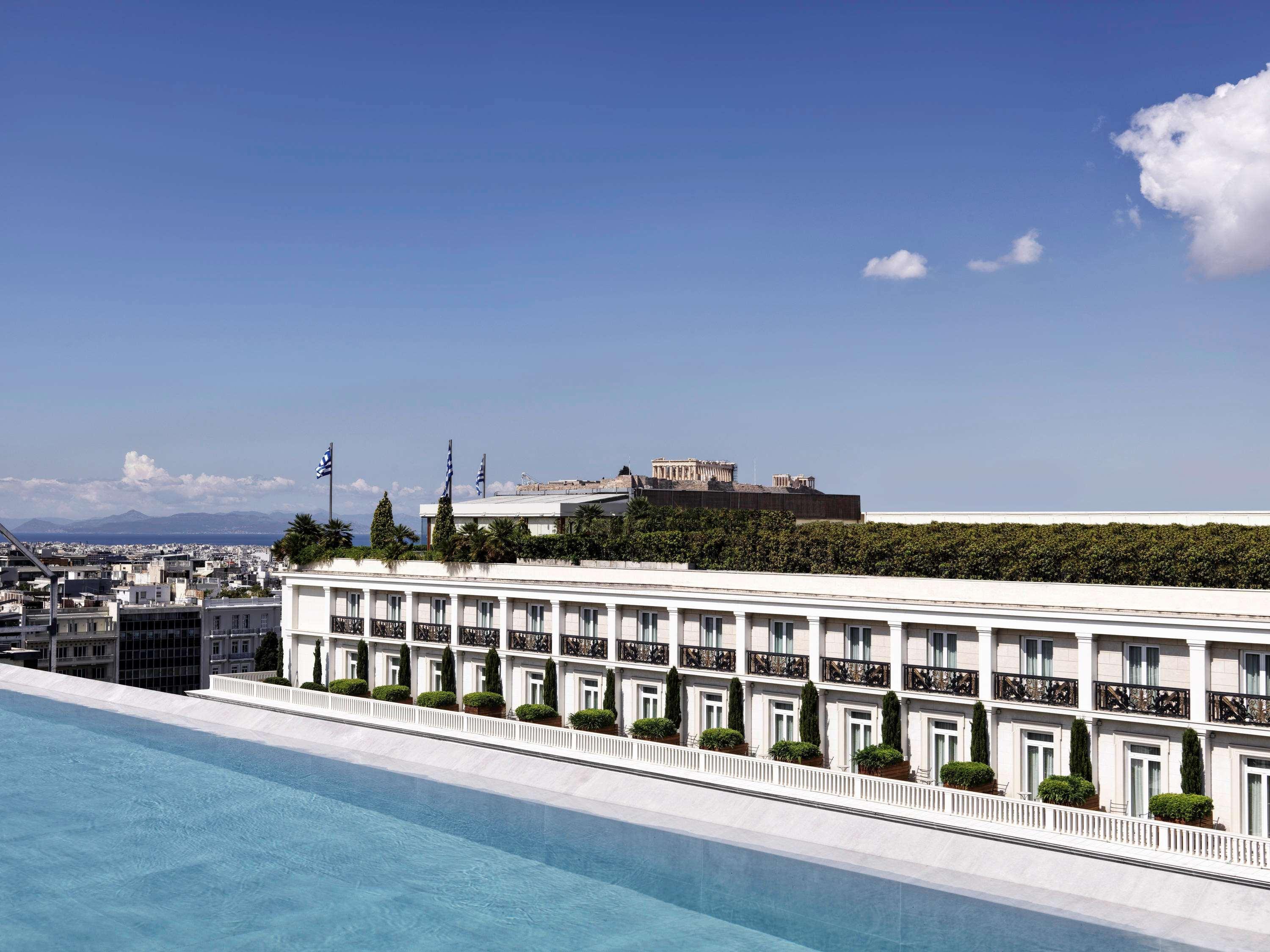 Vista Piscina Athens Capital Center Hotel-MGallery Collection
