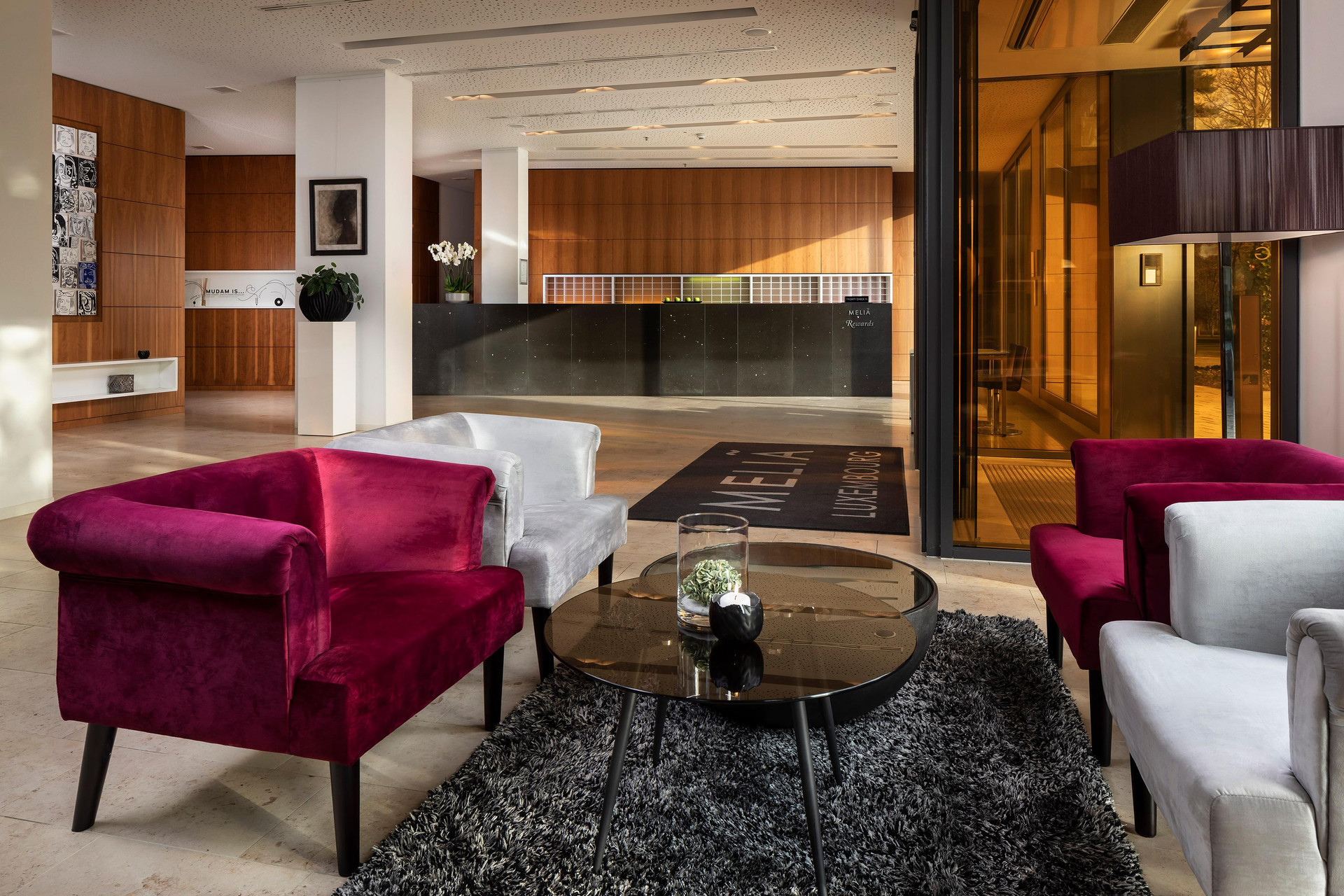 Vista Lobby Melia Luxembourg