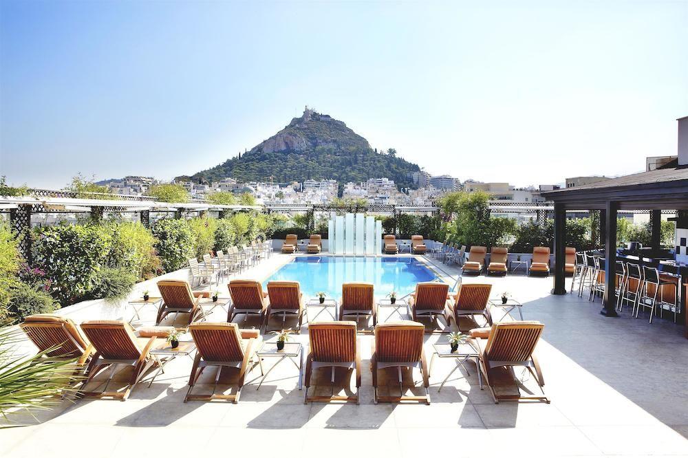 Vista da piscina Hotel Grande Bretagne, a Luxury Collection Hotel, Athens
