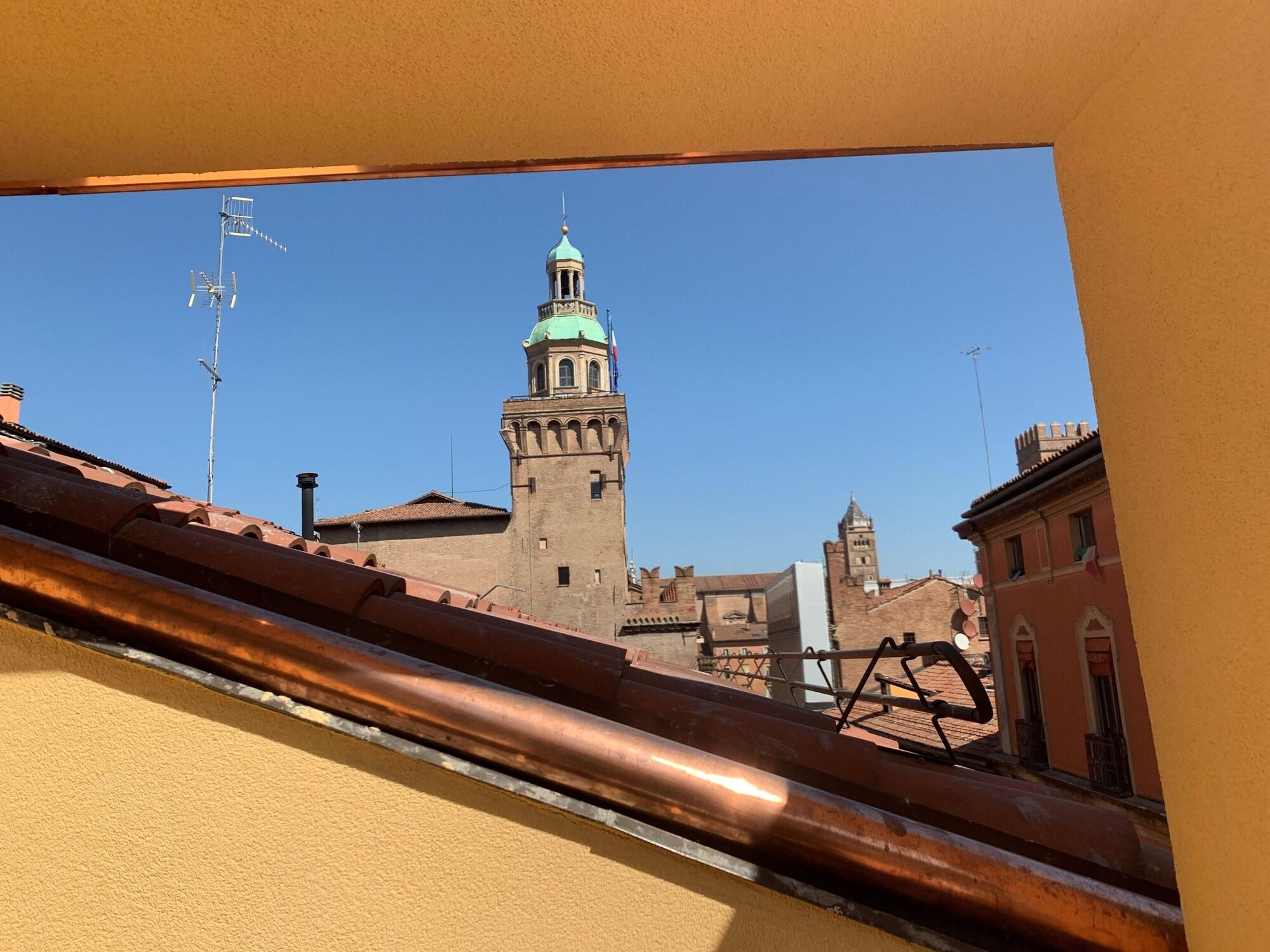 Vista da fachada Hotel Roma
