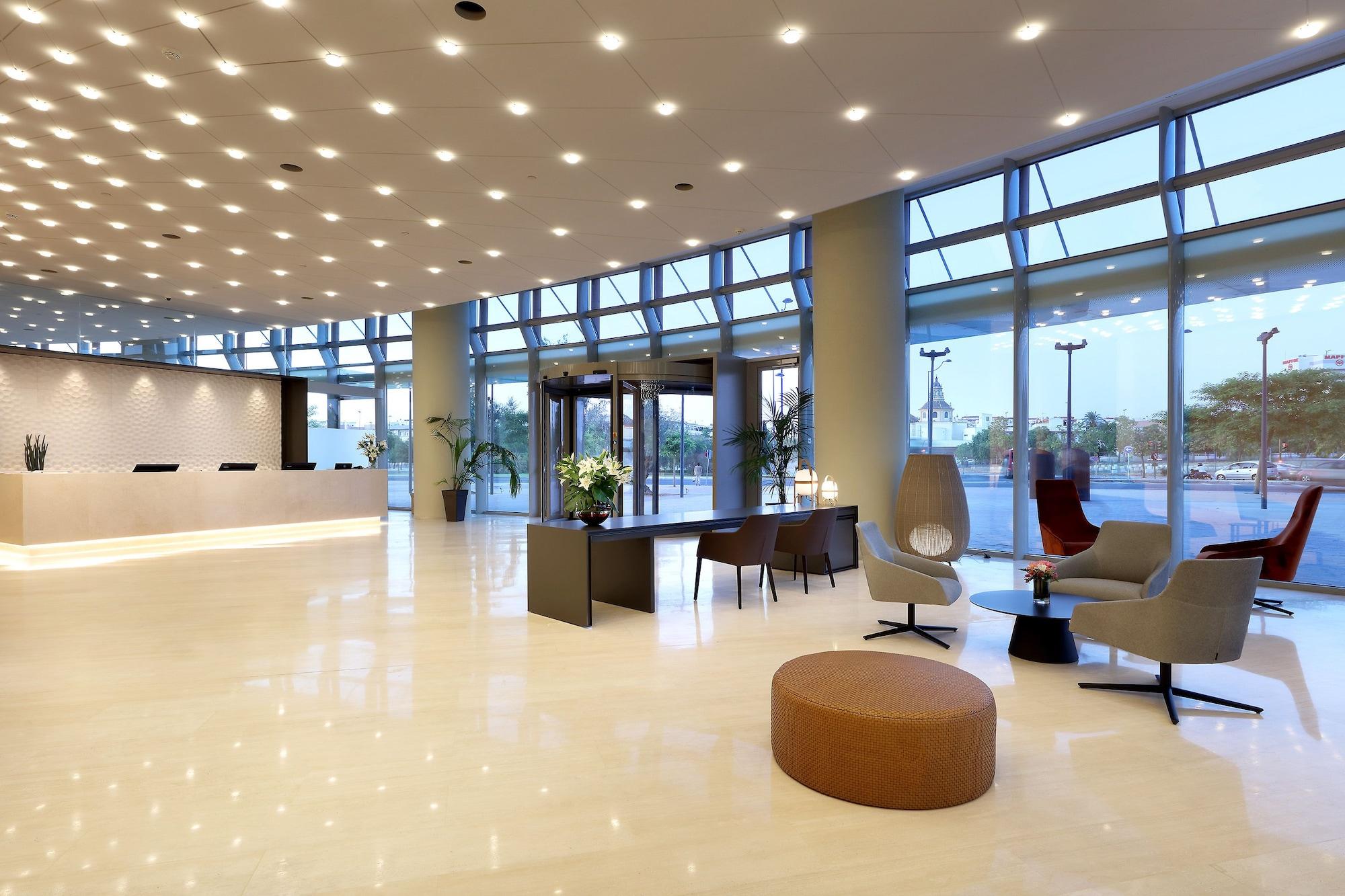 Vista Lobby Eurostars Torre Sevilla