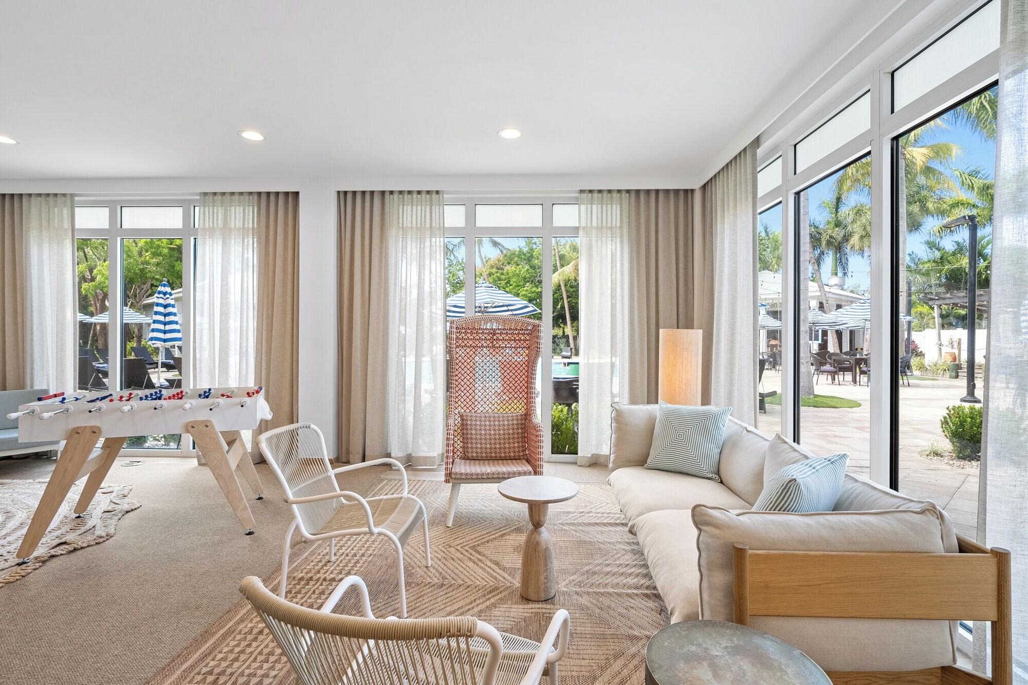 Vista Lobby Blue Flamingo Resort Key West